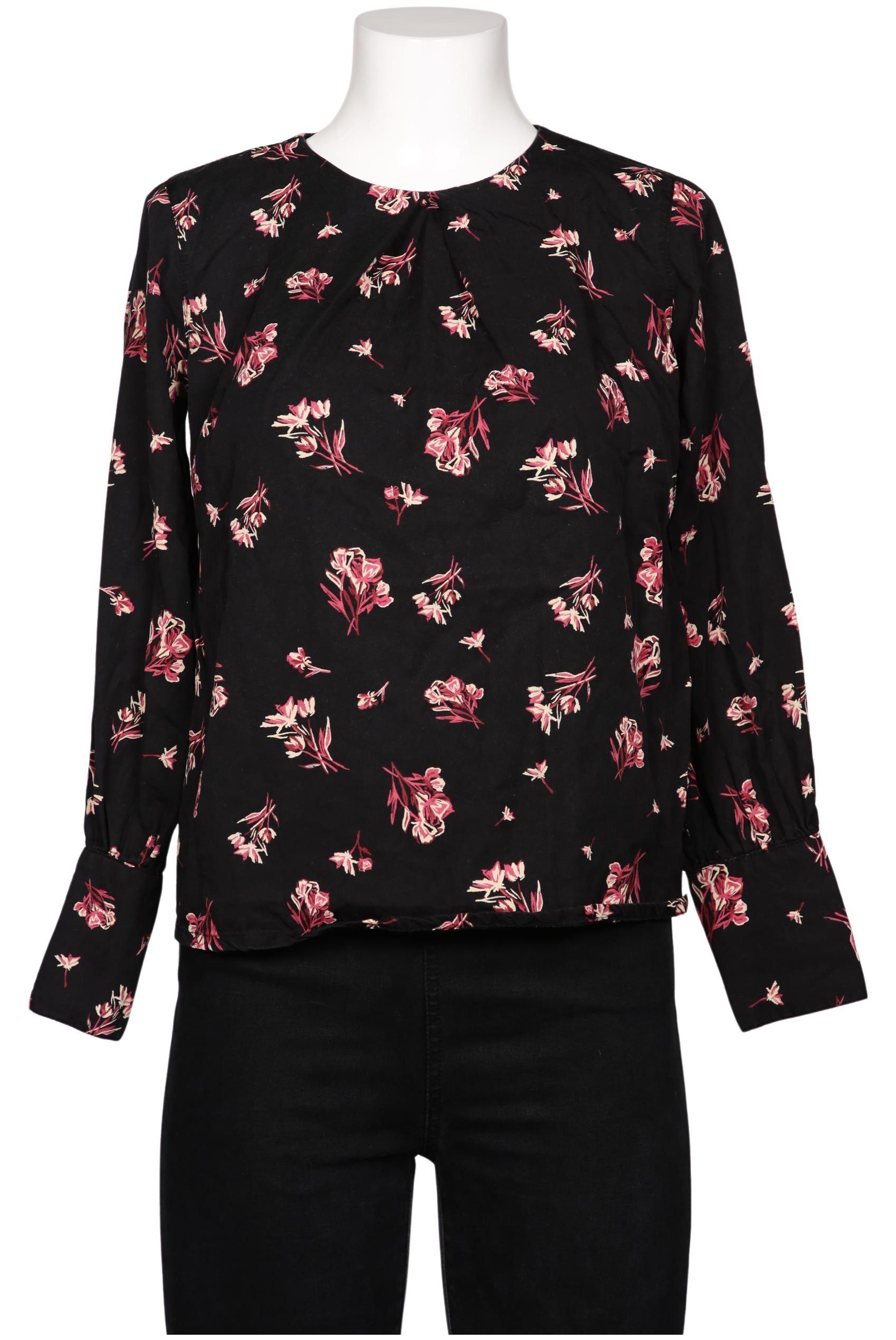 

People Tree Damen Bluse, schwarz, Gr. 8