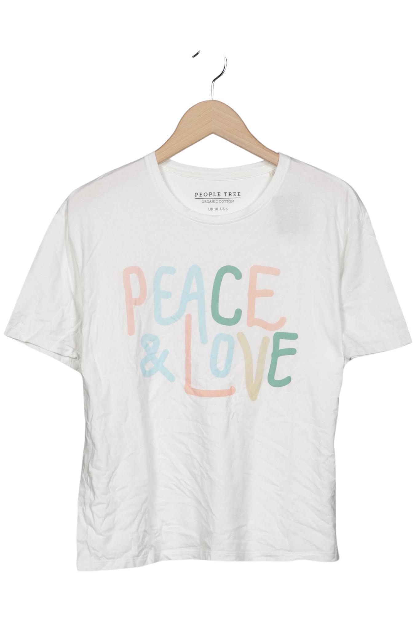 

People Tree Damen T-Shirt, weiß, Gr. 10