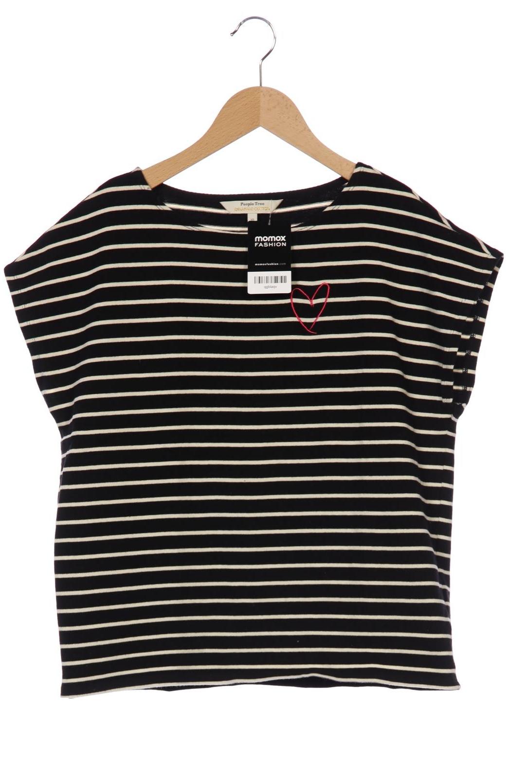 

People Tree Damen T-Shirt, schwarz, Gr. 10