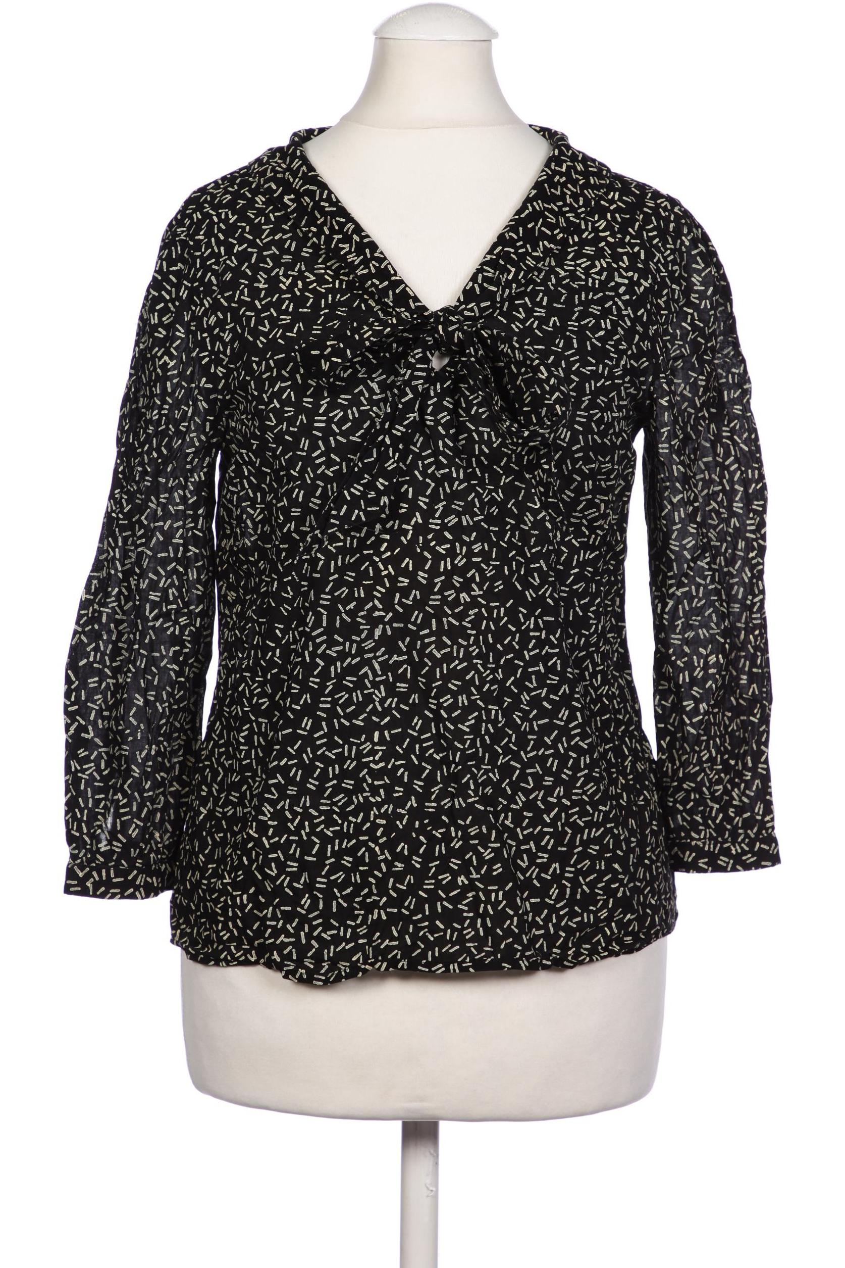 

People Tree Damen Bluse, schwarz, Gr. 8