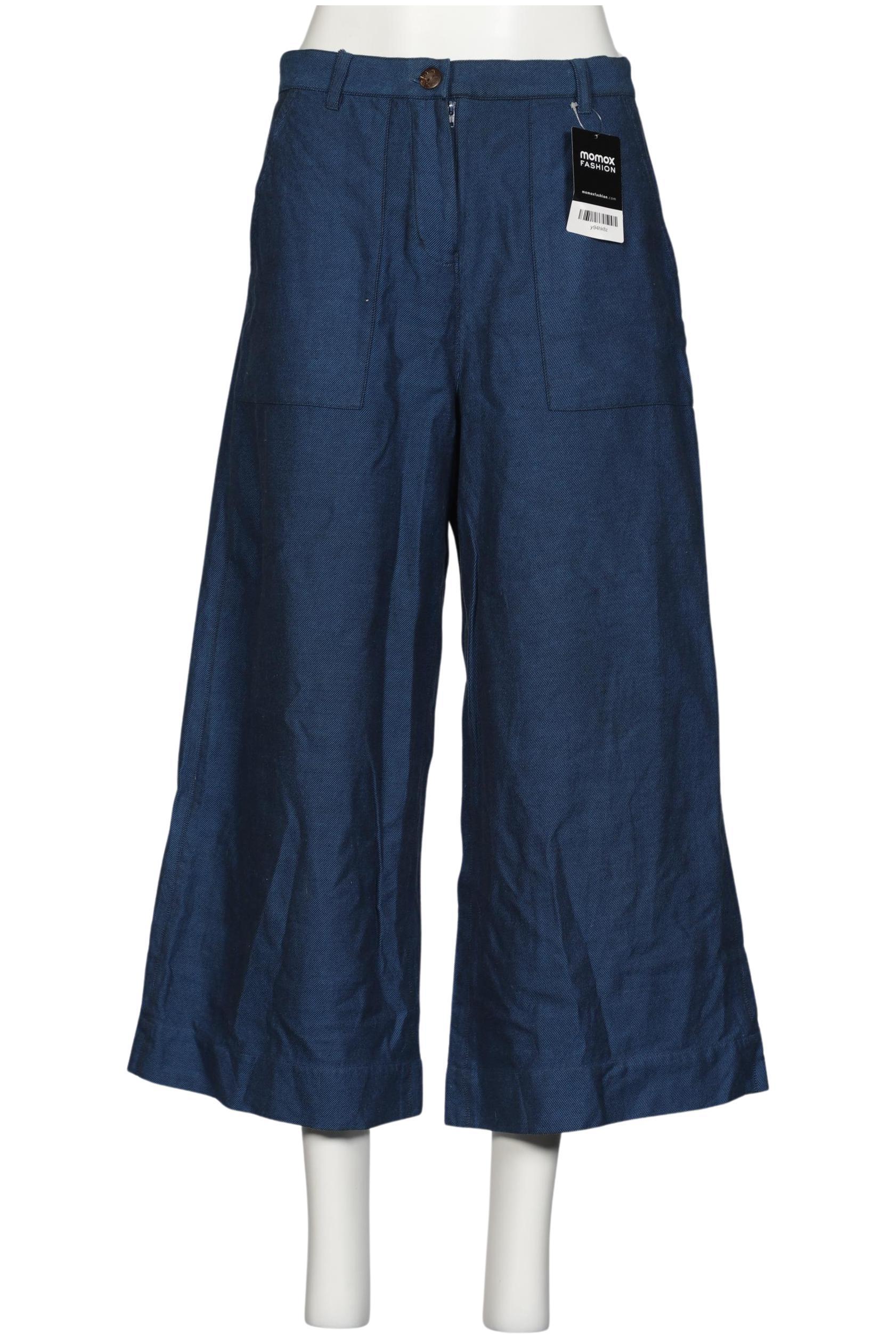 

People Tree Damen Stoffhose, marineblau, Gr. 10