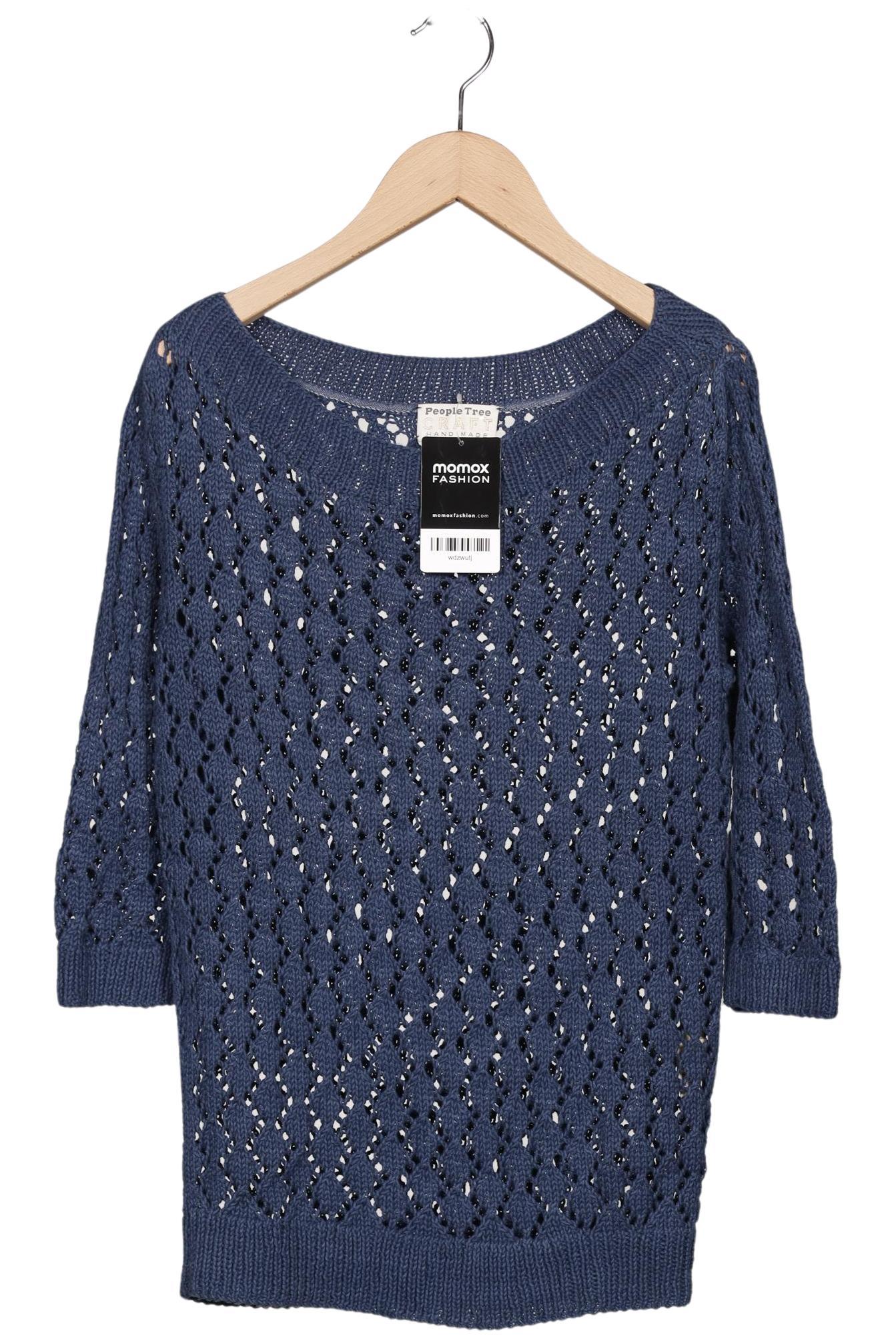 

People Tree Damen Pullover, blau, Gr. 36