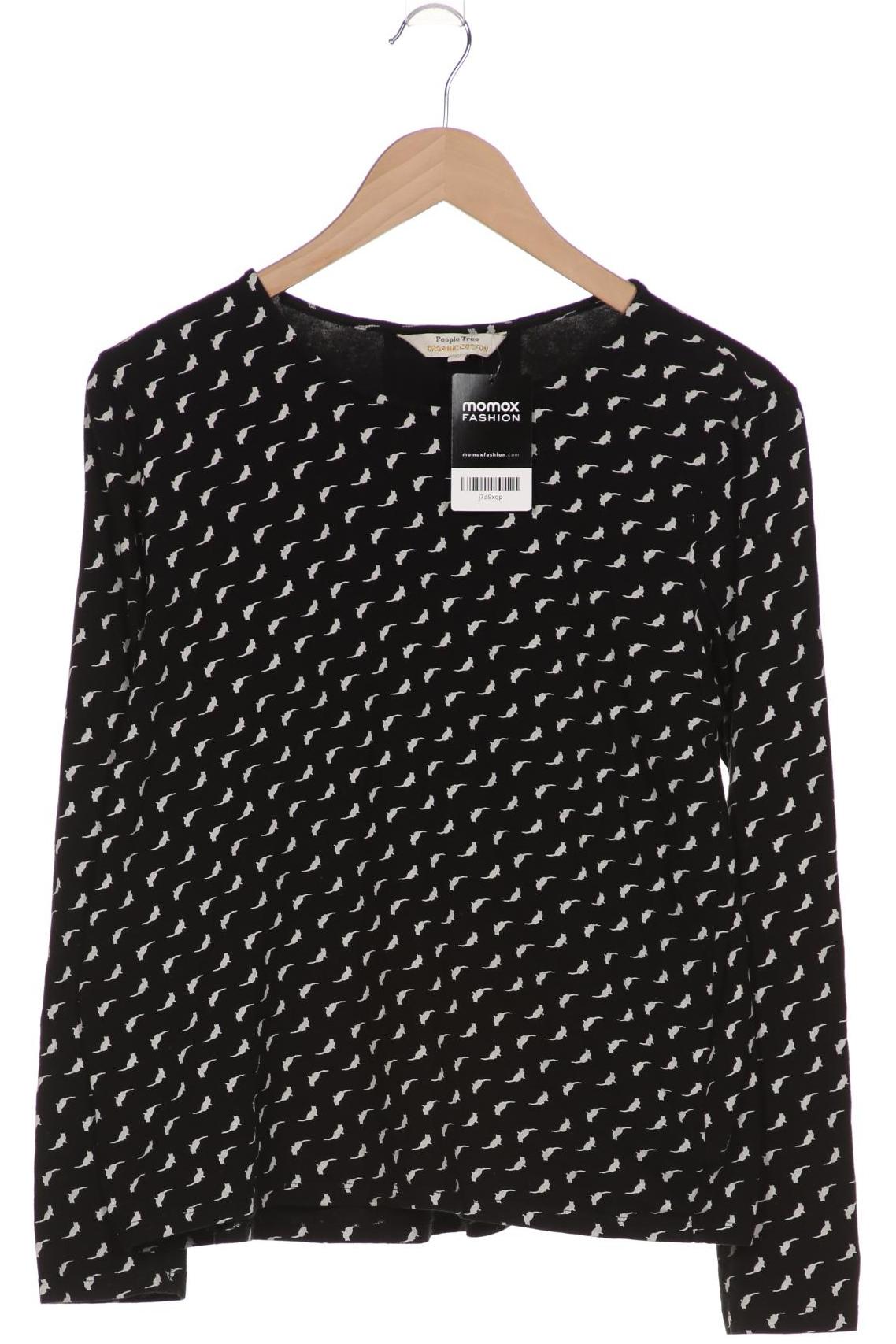 

People Tree Damen Langarmshirt, schwarz, Gr. 12