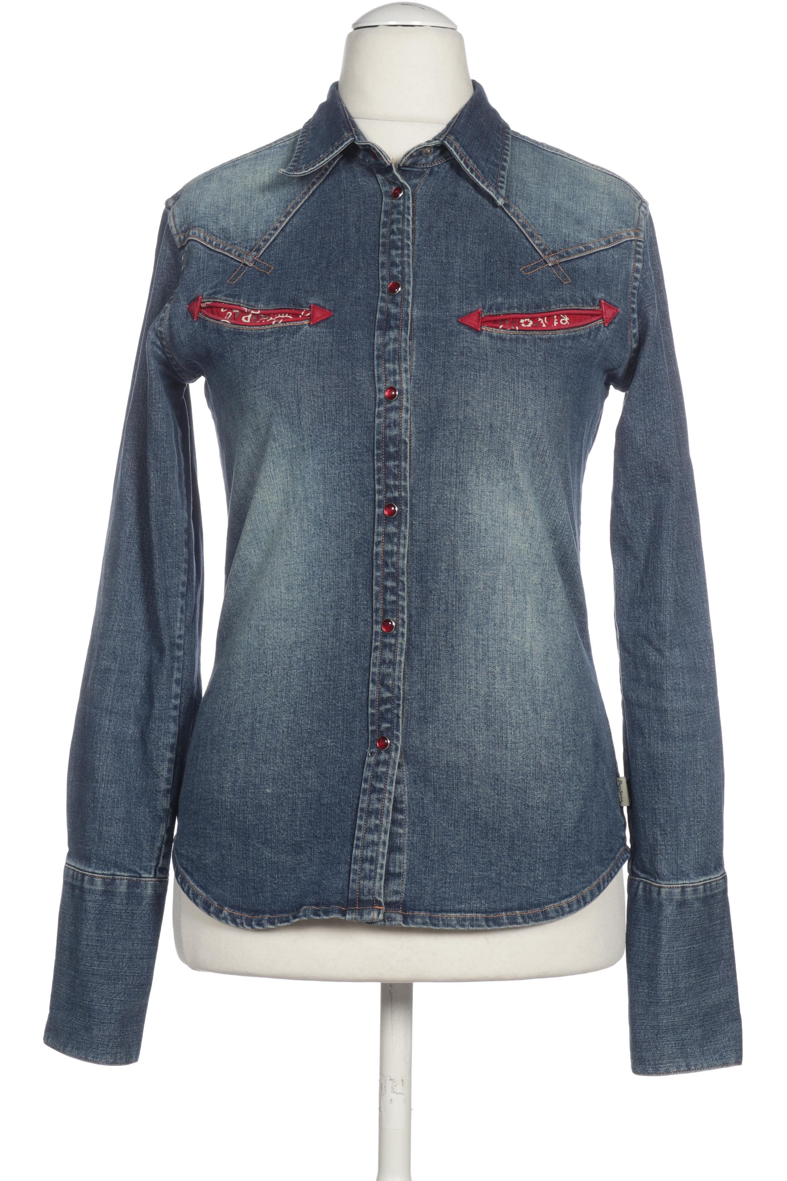 

Pepe Jeans Damen Bluse, blau, Gr.