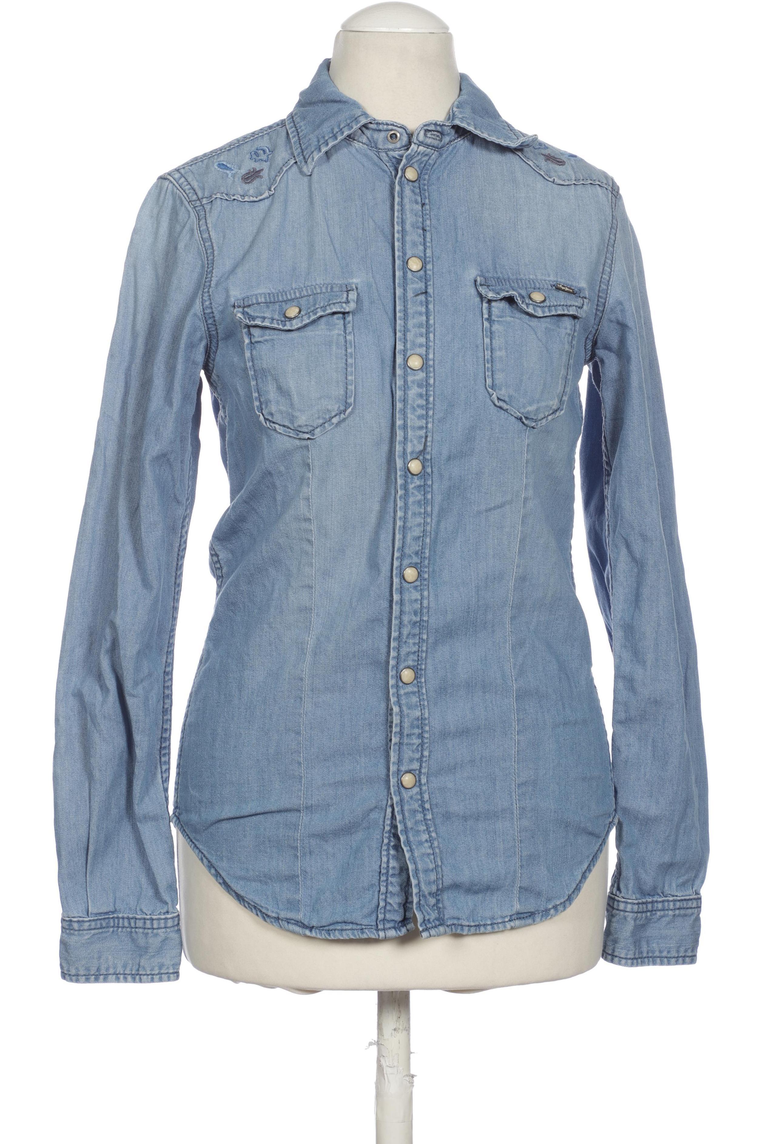 

Pepe Jeans Damen Bluse, blau, Gr.