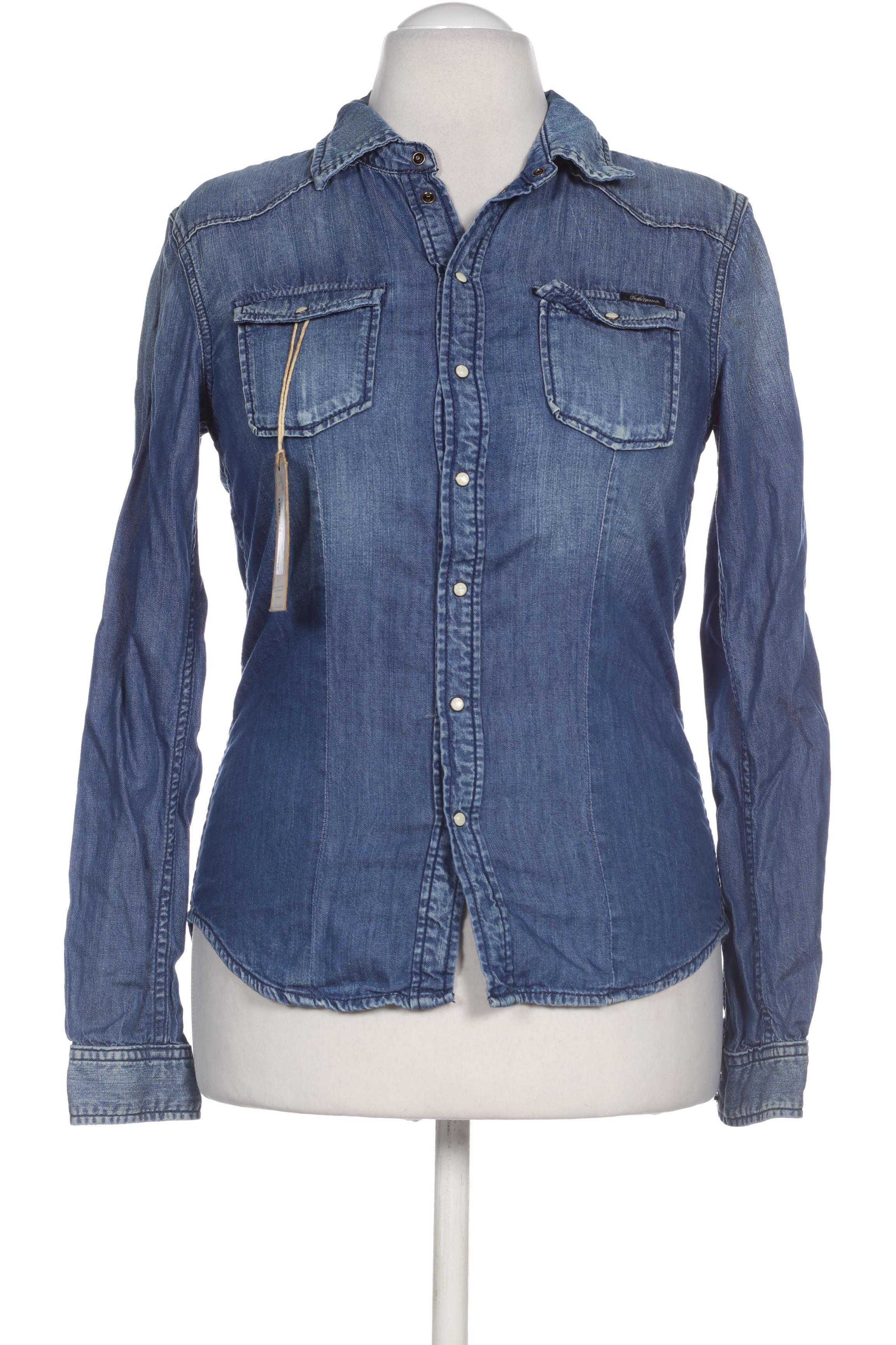 

Pepe Jeans Damen Bluse, blau, Gr.