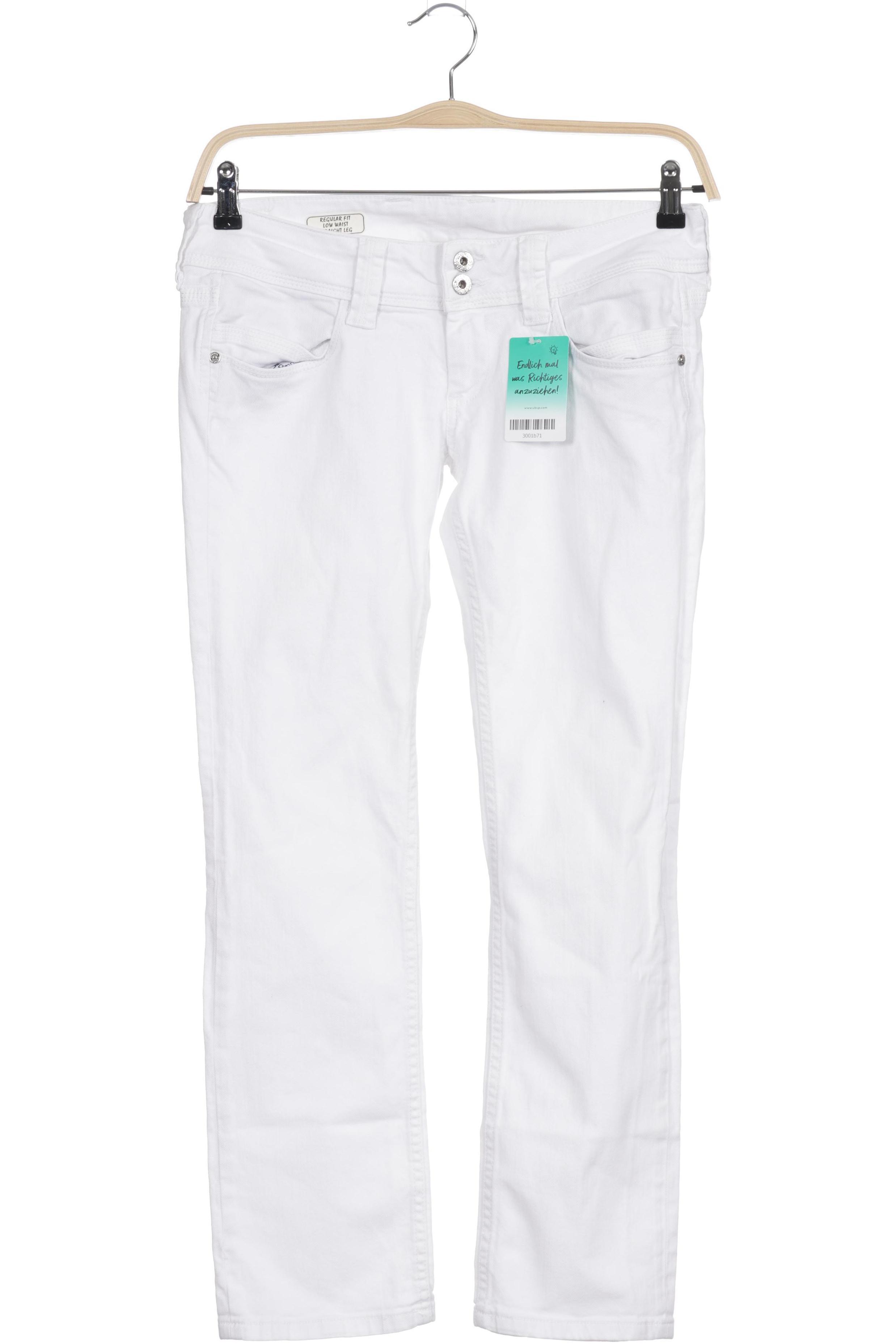 

Pepe Jeans Damen Jeans, weiß, Gr. 30