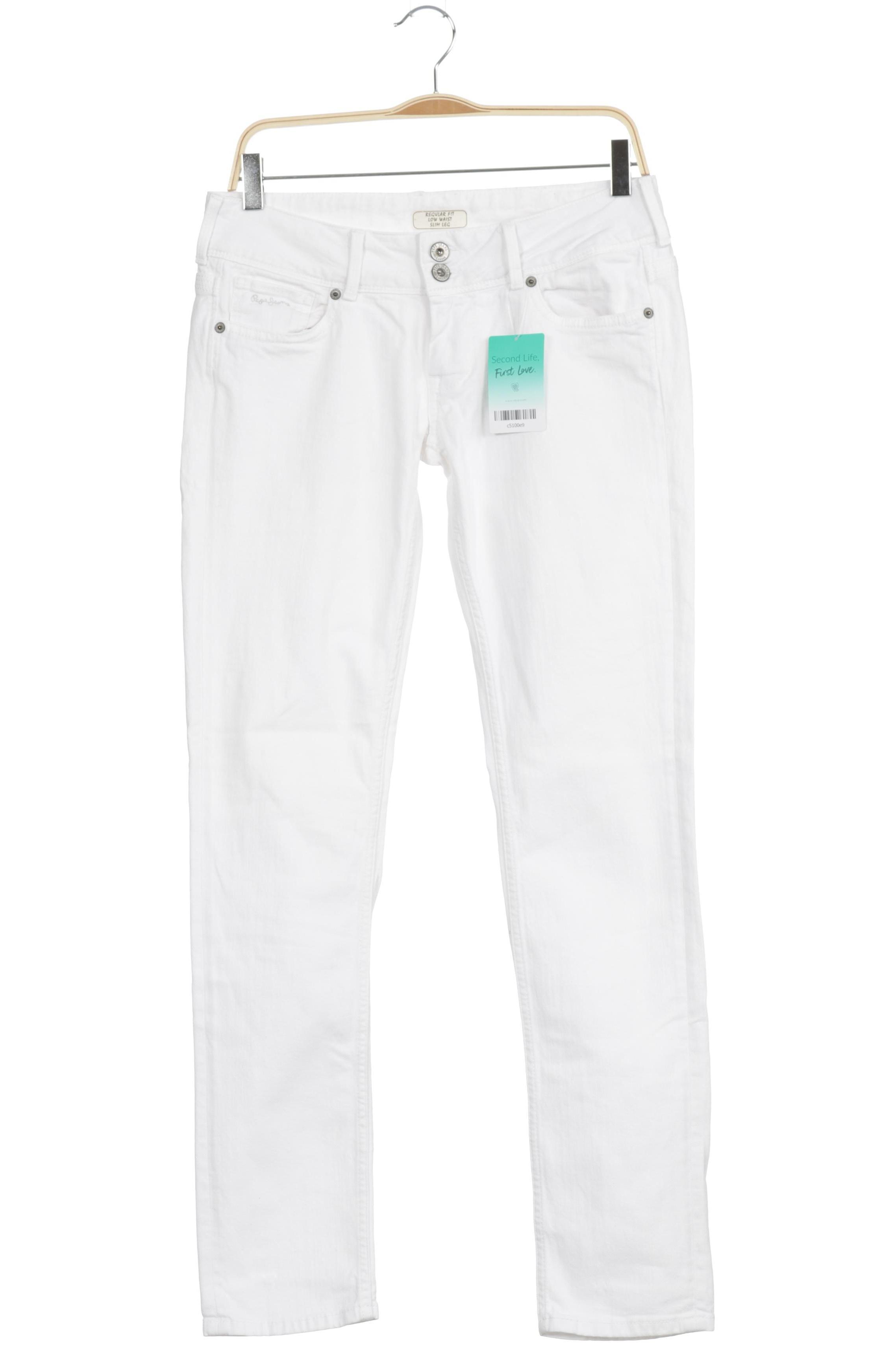 

Pepe Jeans Damen Jeans, weiß, Gr. 30