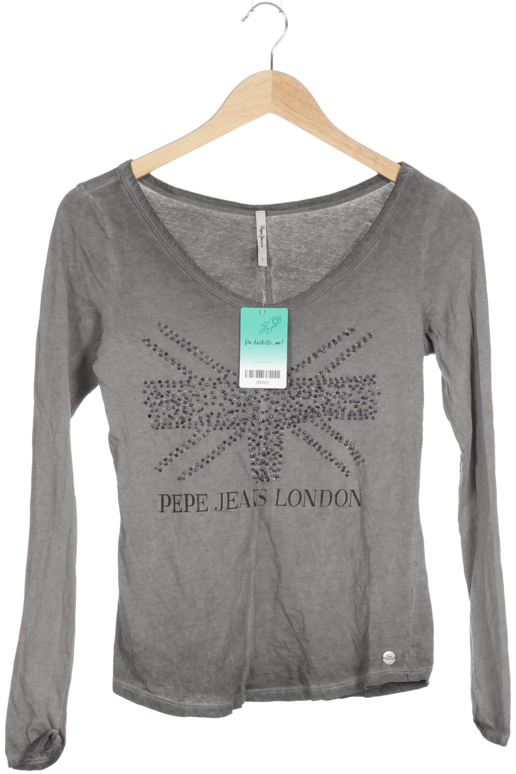 

Pepe Jeans Damen Langarmshirt, grau, Gr.
