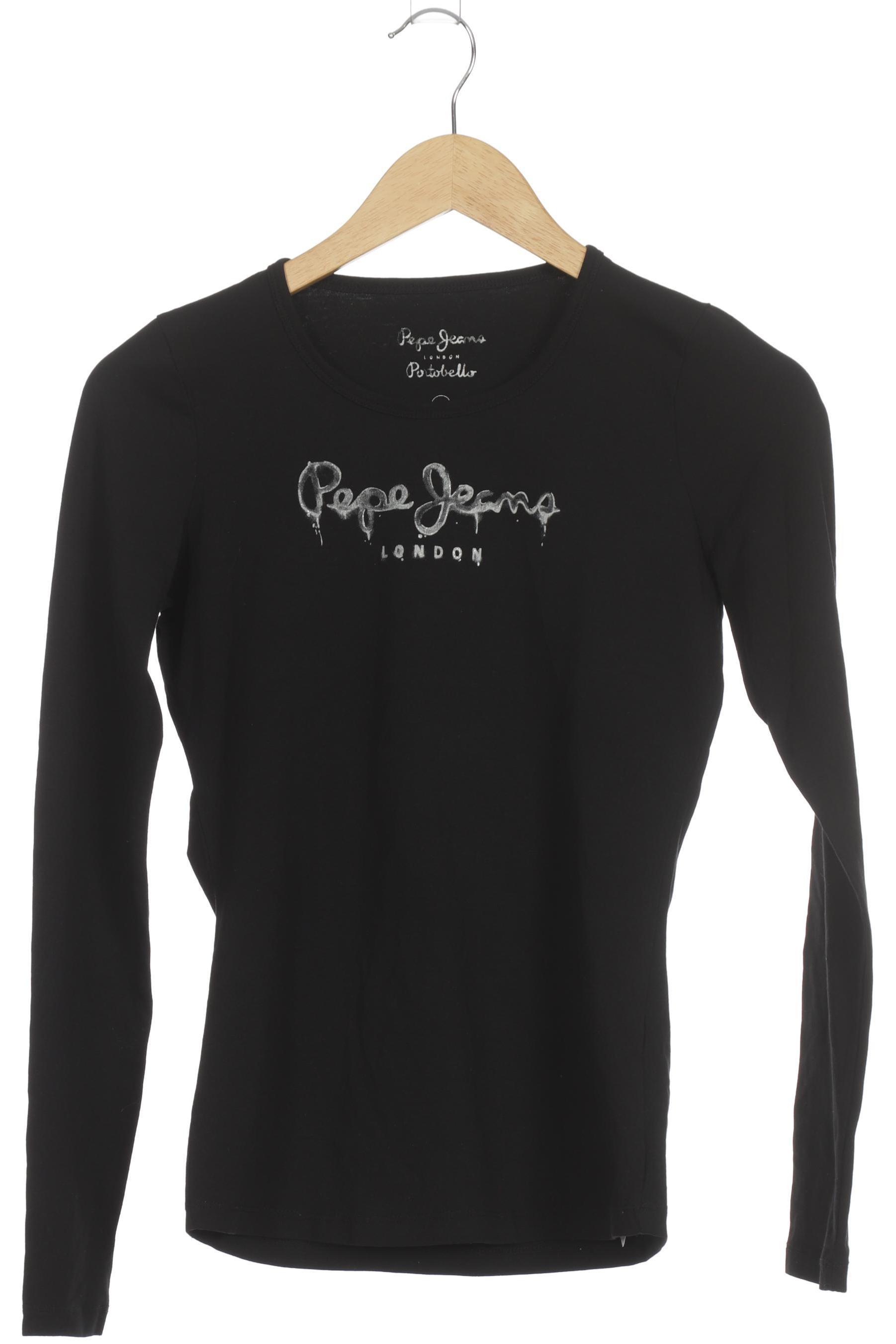 

Pepe Jeans Damen Langarmshirt, schwarz, Gr.