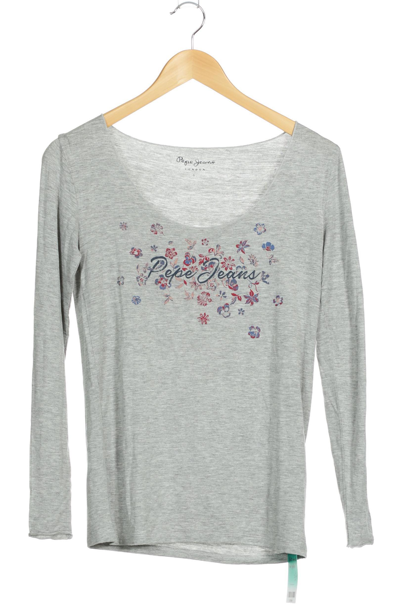 

Pepe Jeans Damen Langarmshirt, grau, Gr.