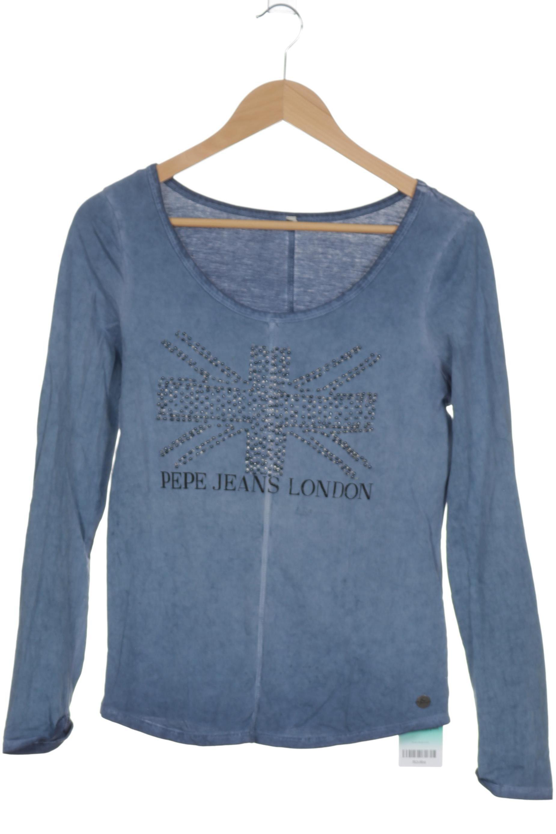 

Pepe Jeans Damen Langarmshirt, blau, Gr.