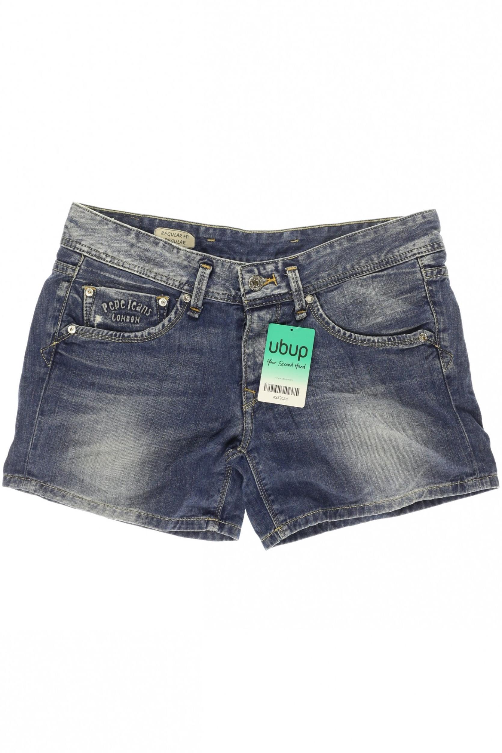 

Pepe Jeans Damen Shorts, blau, Gr. 27