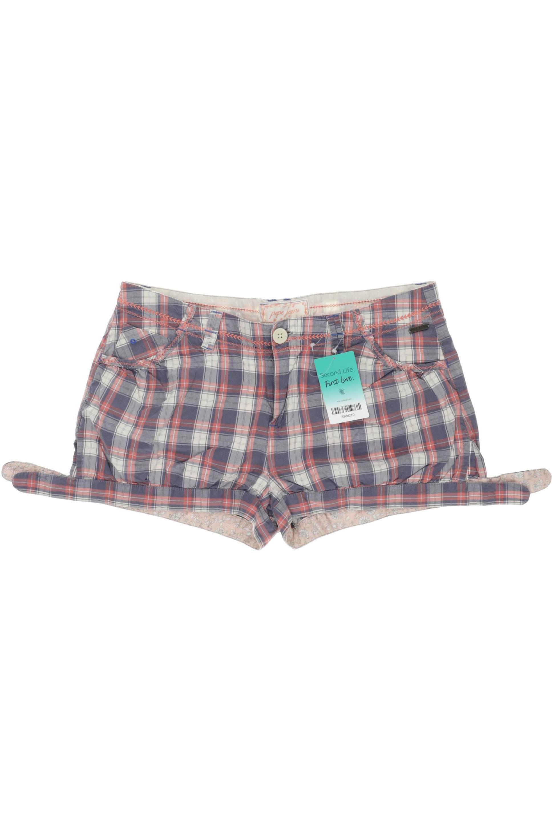 

Pepe Jeans Damen Shorts, blau, Gr. 28