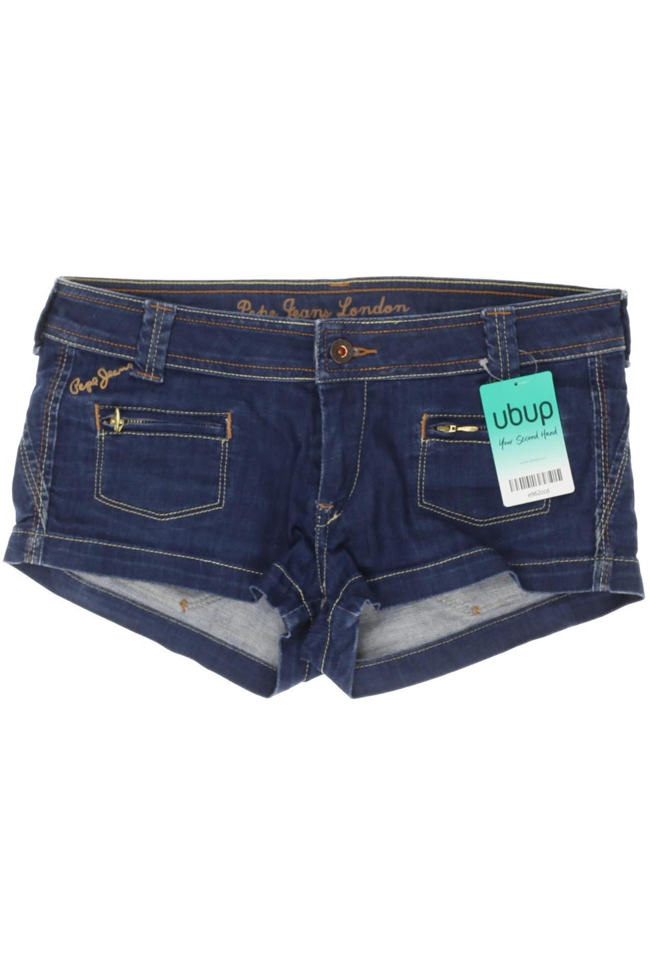 

Pepe Jeans Damen Shorts, blau, Gr. 28