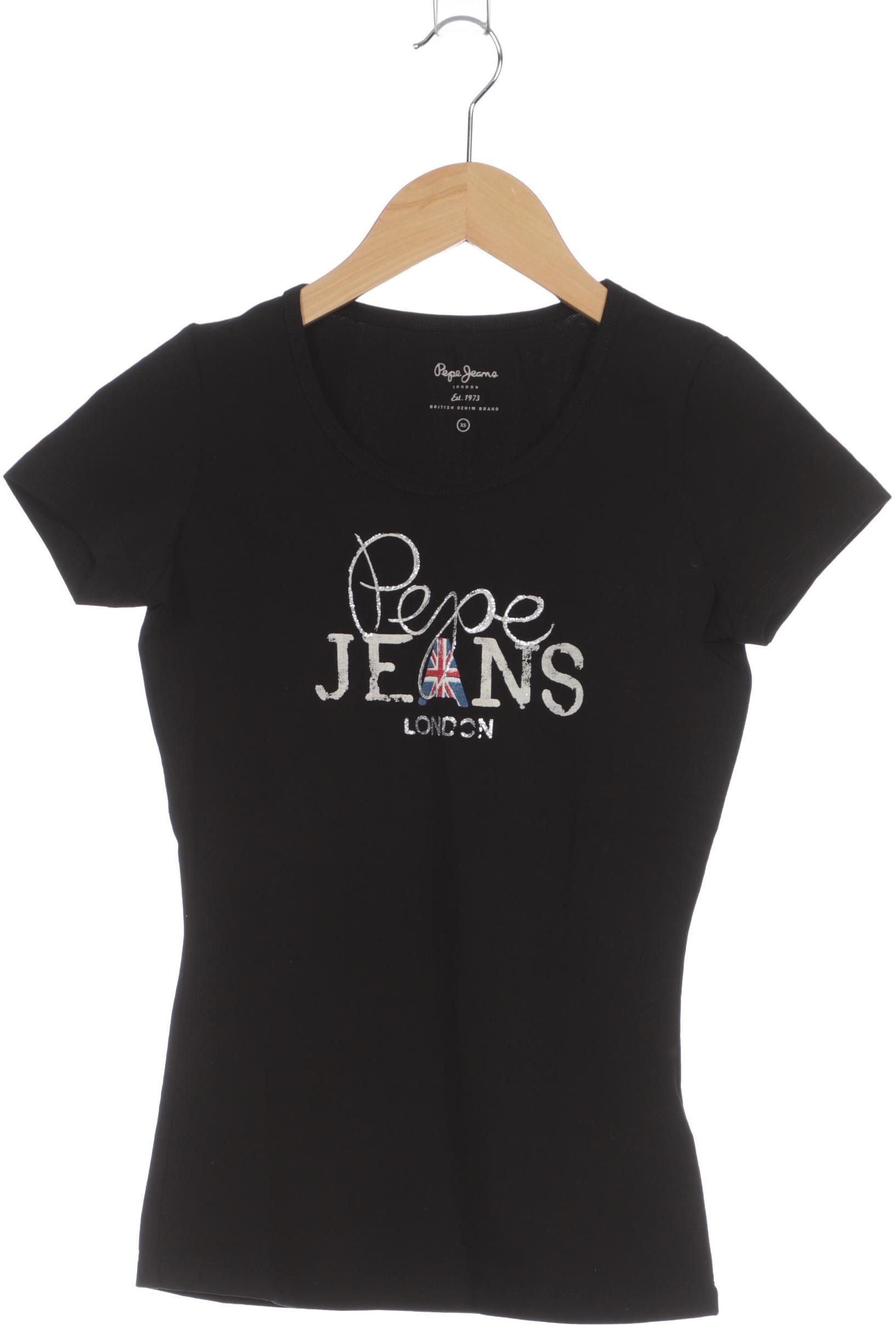 

Pepe Jeans Damen T-Shirt, schwarz, Gr.