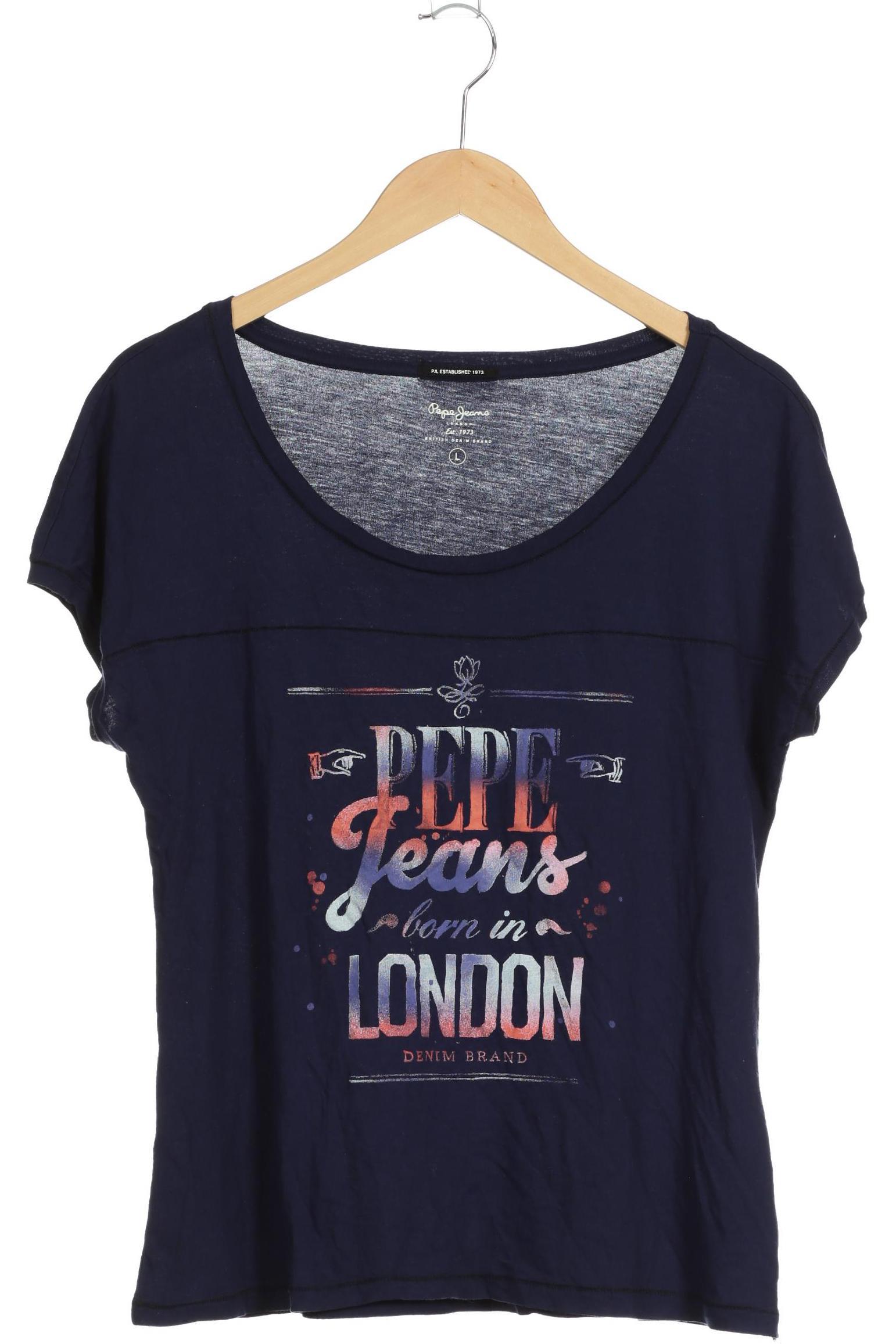 

Pepe Jeans Damen T-Shirt, blau, Gr.