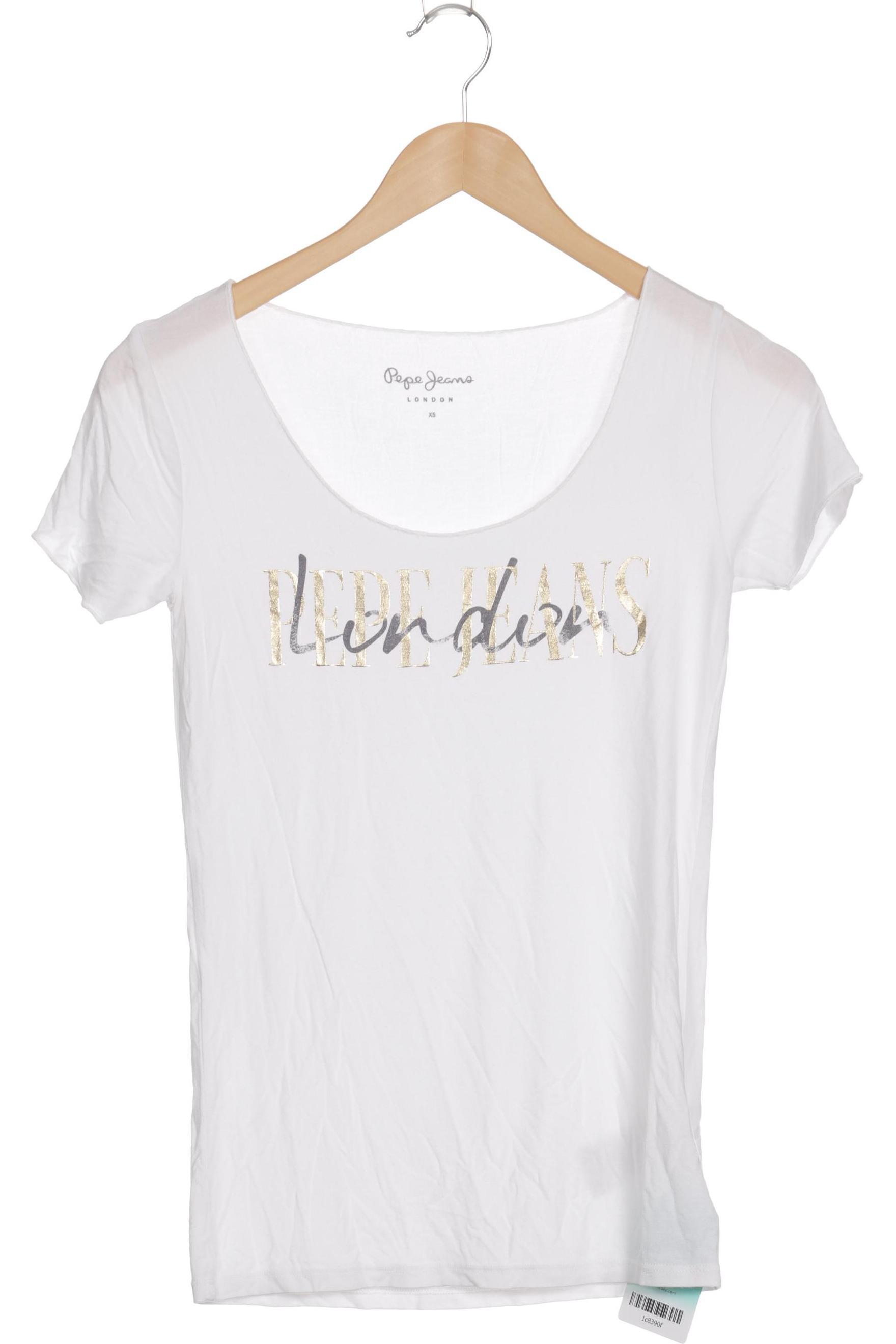 

Pepe Jeans Damen T-Shirt, weiß, Gr.