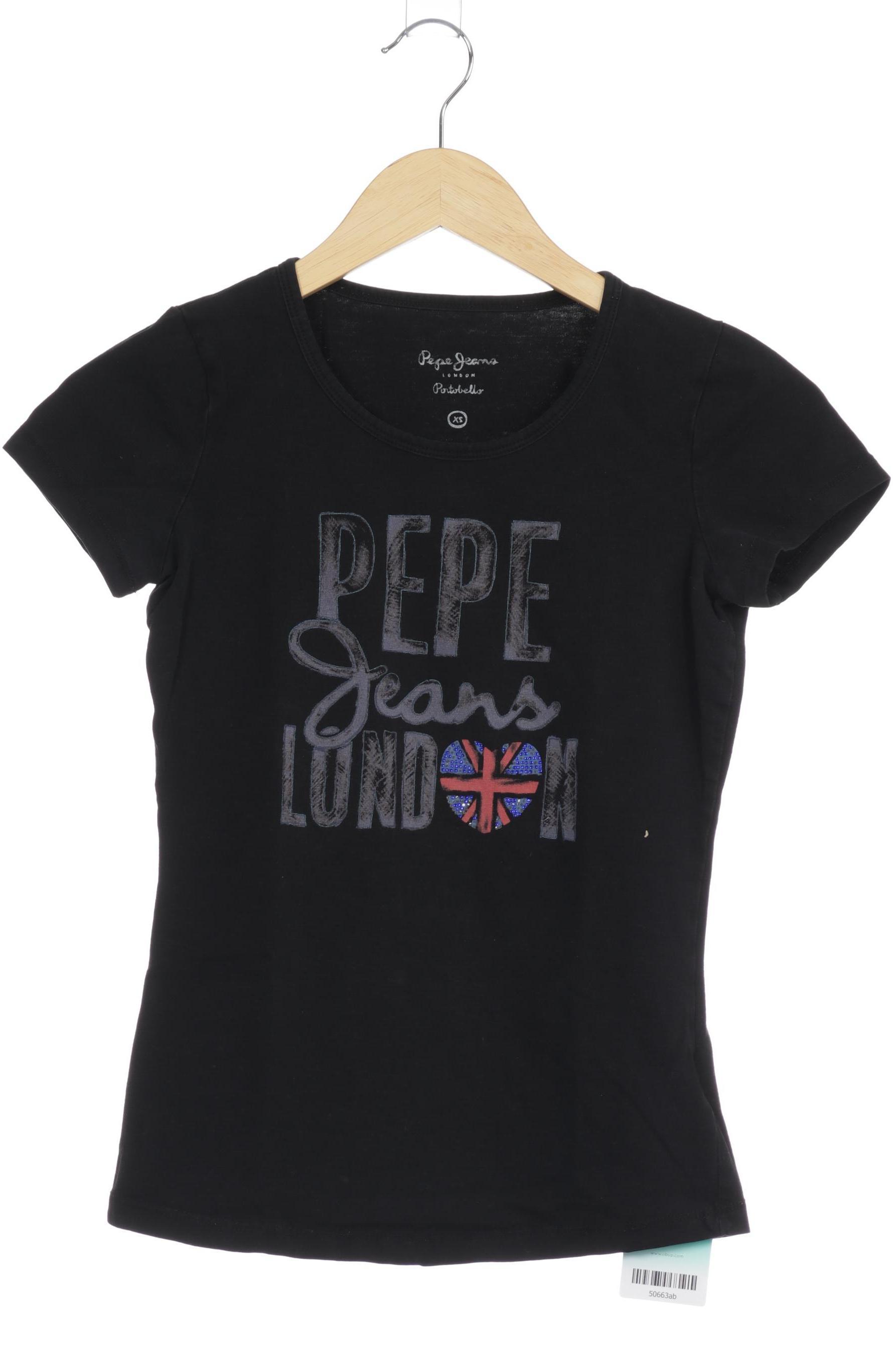 

Pepe Jeans Damen T-Shirt, schwarz, Gr.