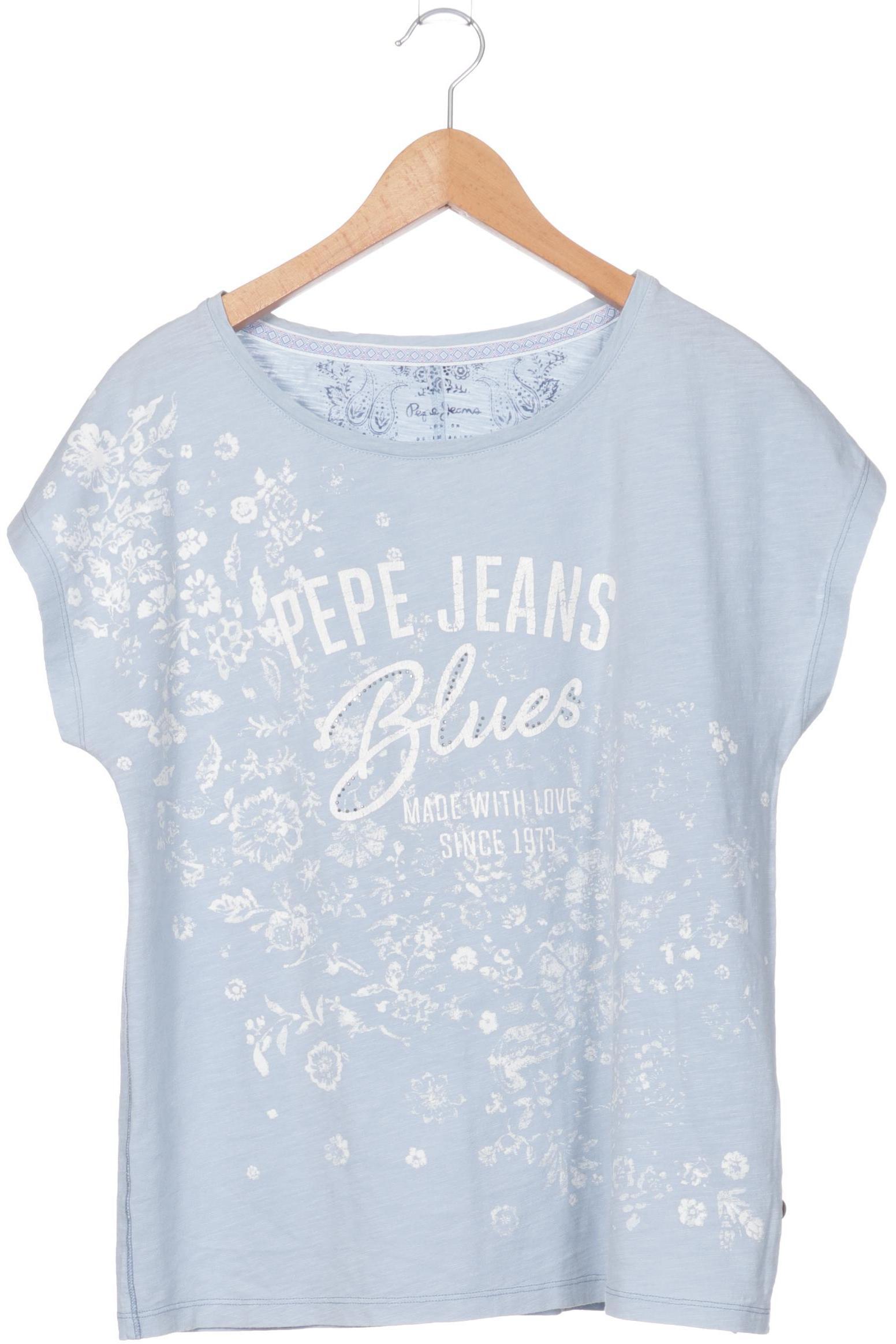 

Pepe Jeans Damen T-Shirt, blau, Gr.