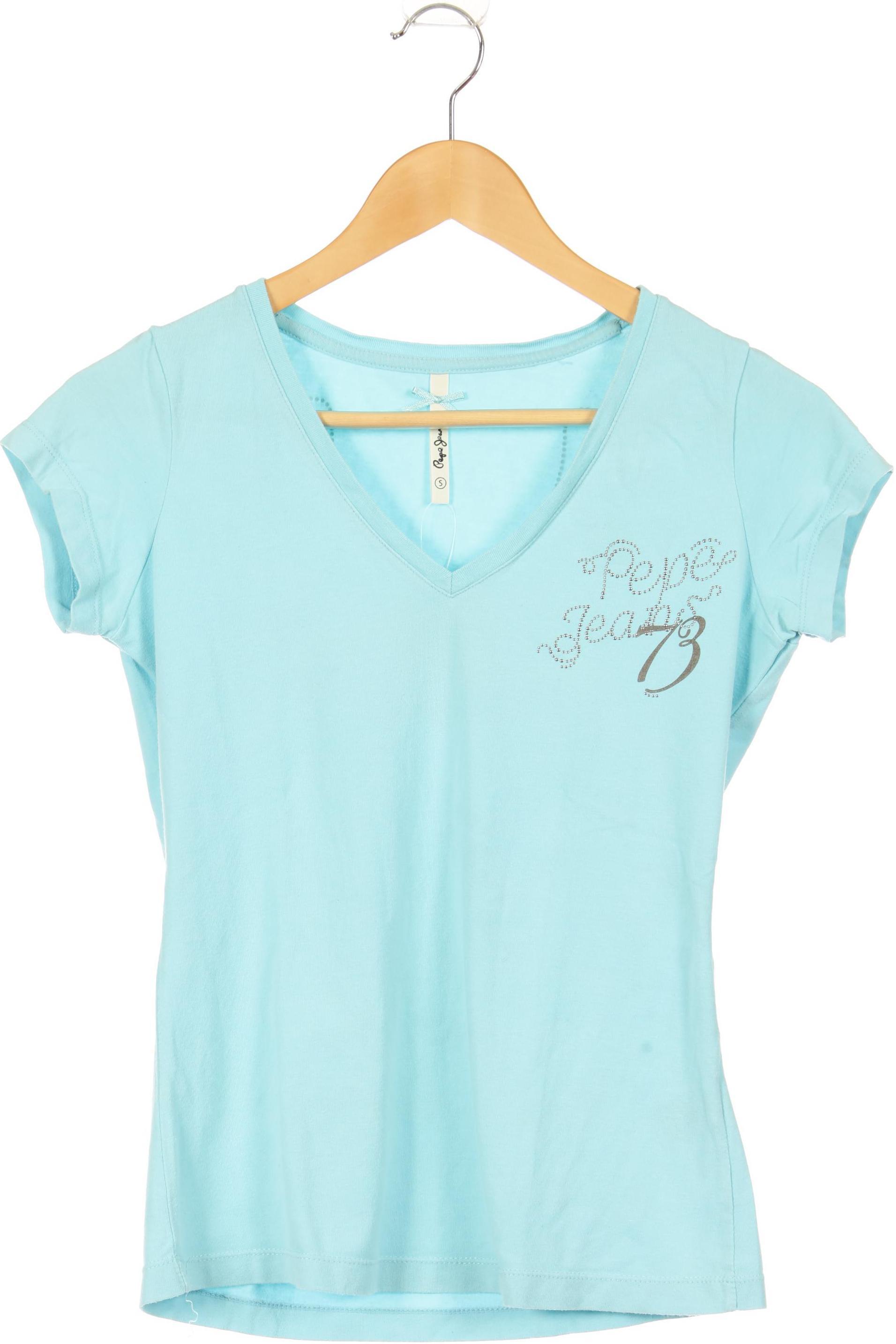 

Pepe Jeans Damen T-Shirt, blau, Gr.