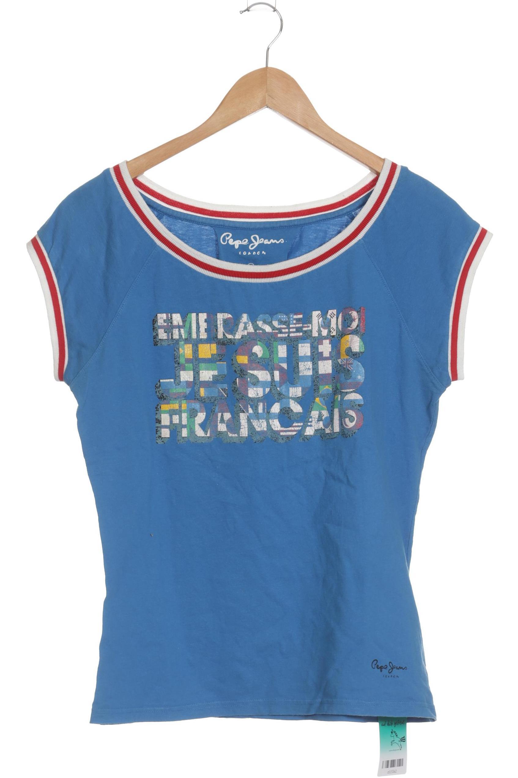 

Pepe Jeans Damen T-Shirt, blau, Gr.