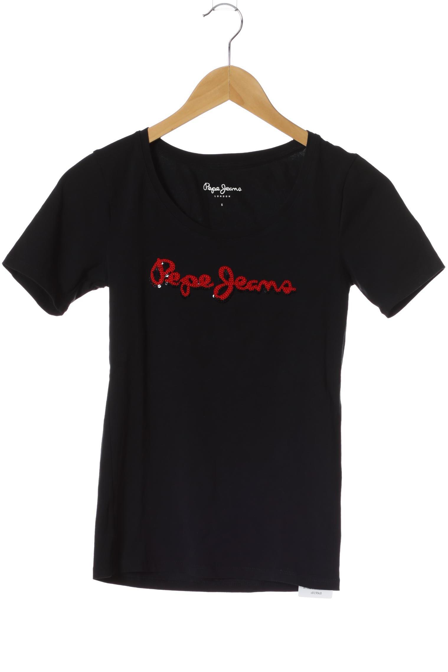 

Pepe Jeans Damen T-Shirt, schwarz, Gr.