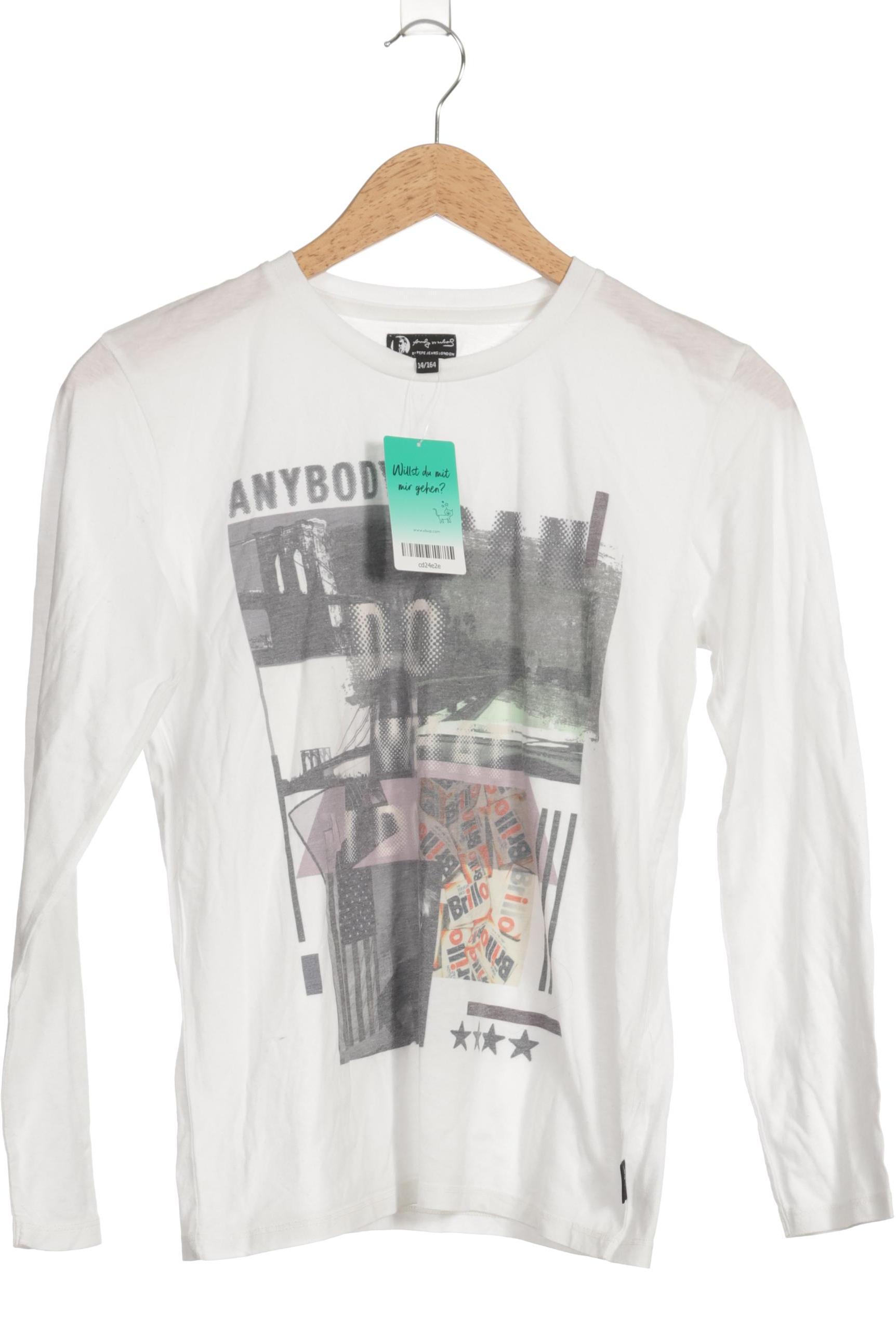 

Pepe Jeans Jungen Langarmshirt, weiß, Gr. 164