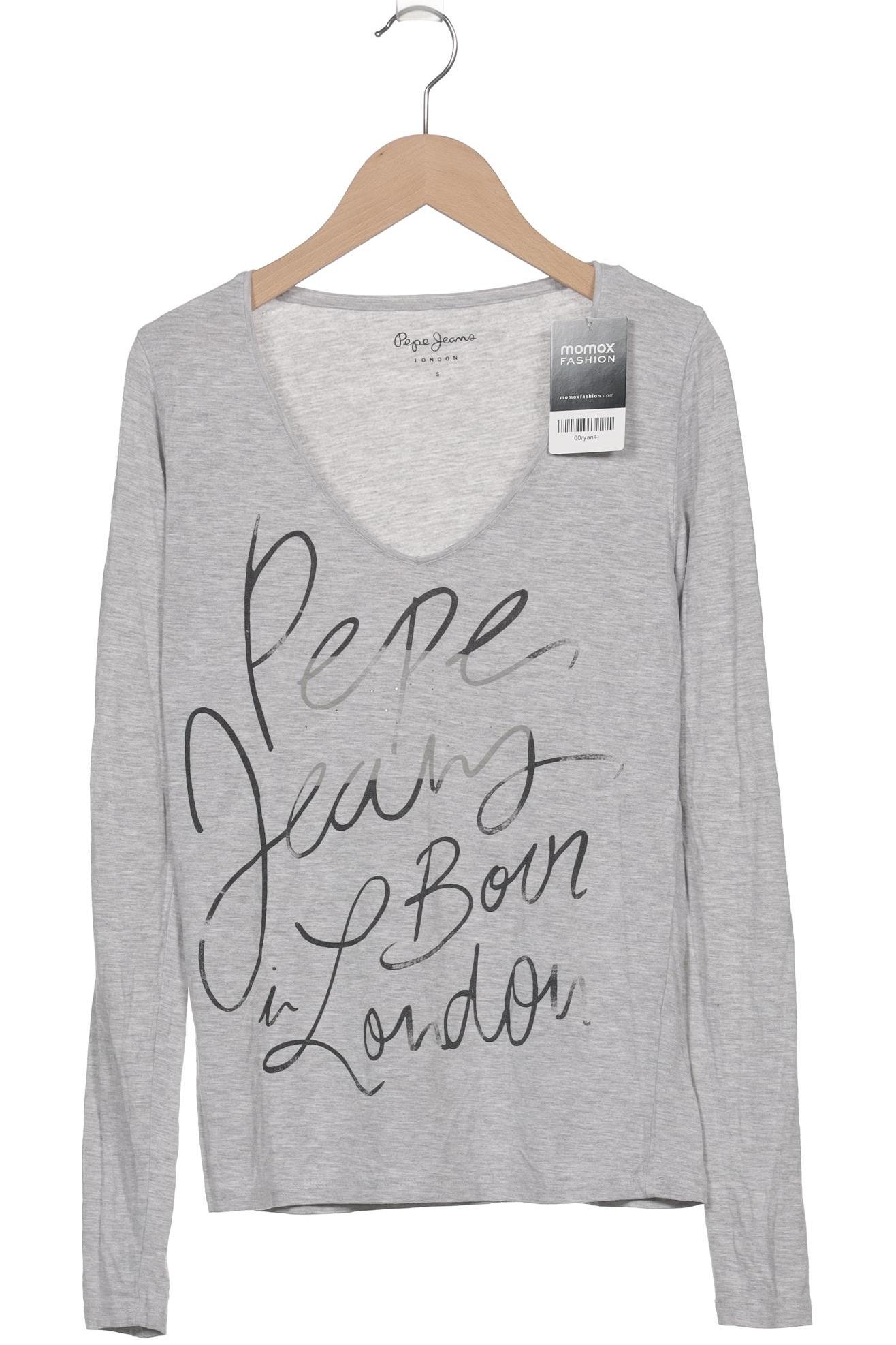 

Pepe Jeans Damen Langarmshirt, grau, Gr. 36