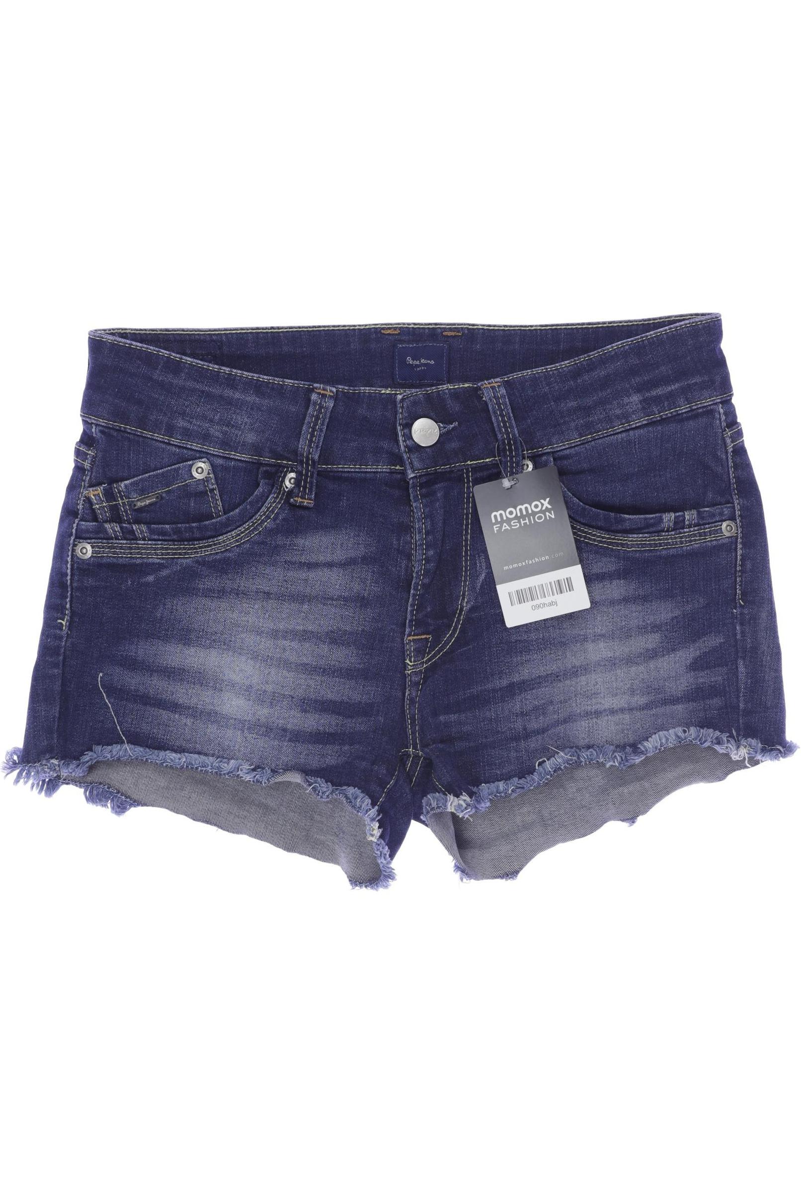 

Pepe Jeans Damen Shorts, blau, Gr. 27