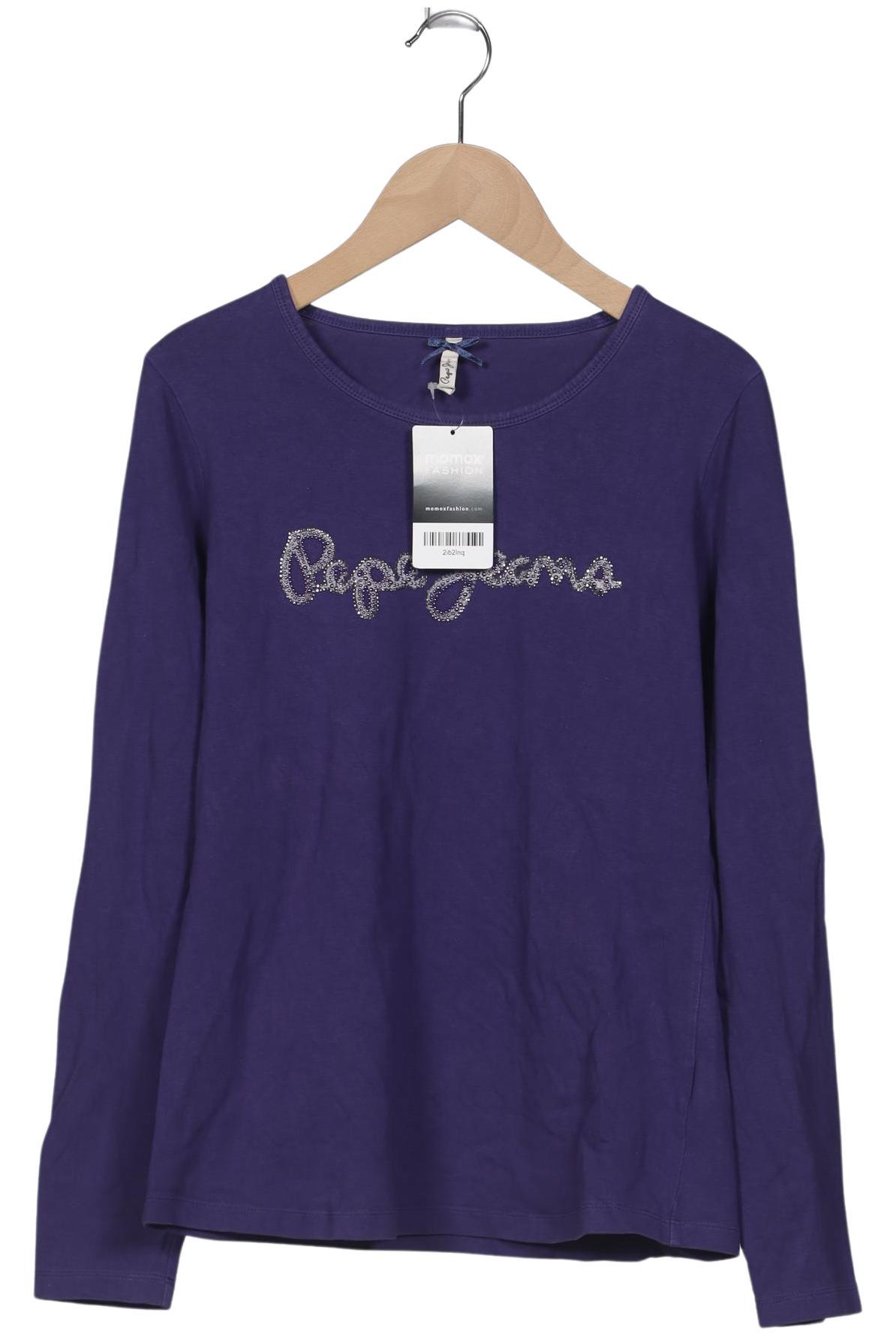 

Pepe Jeans Damen Langarmshirt, flieder, Gr. 44