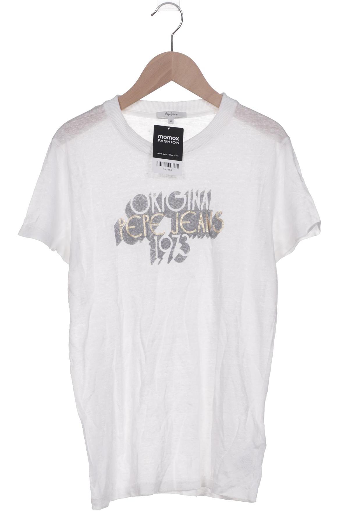 

Pepe Jeans Damen T-Shirt, weiß, Gr. 34