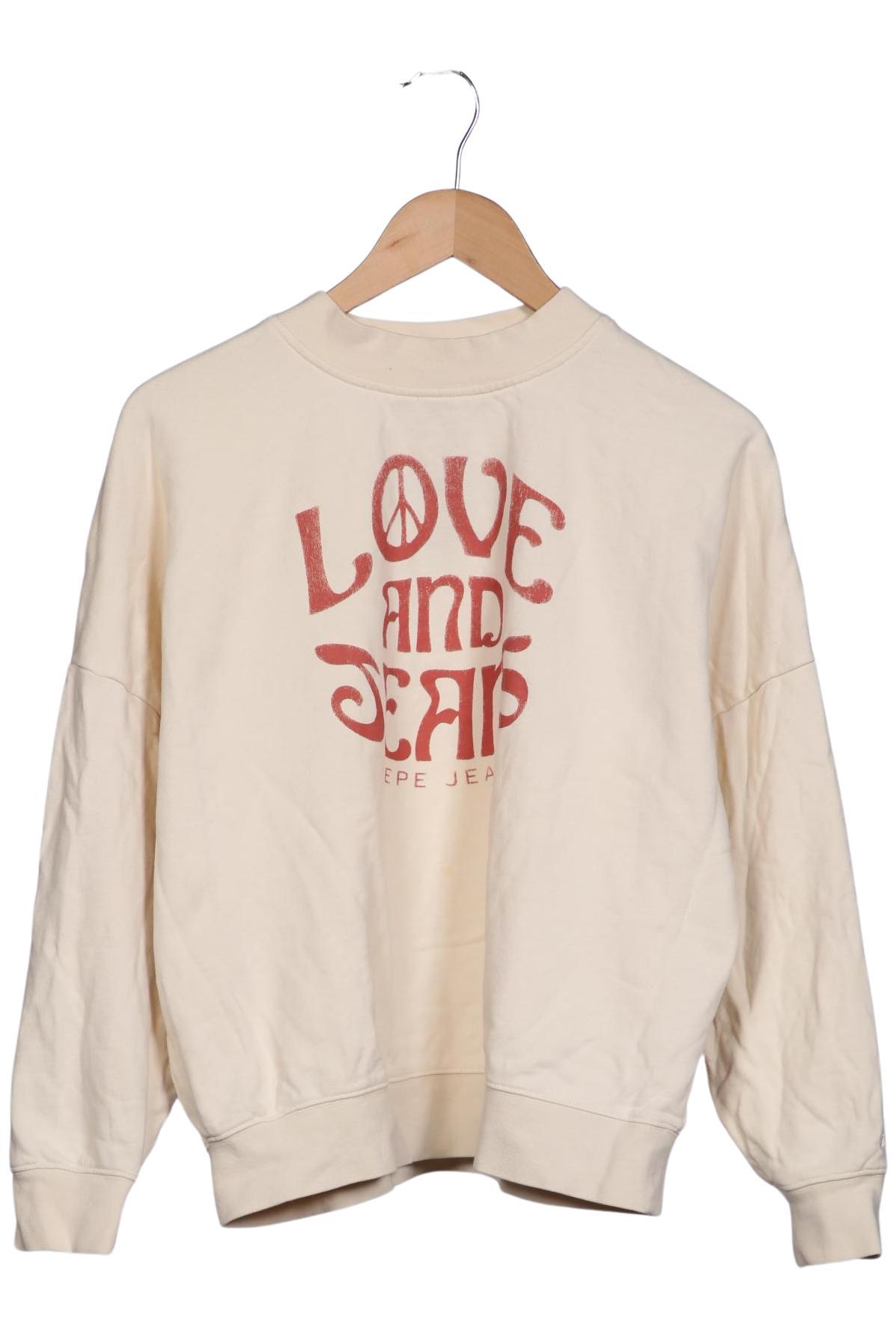 

Pepe Jeans Damen Sweatshirt, cremeweiß, Gr. 38