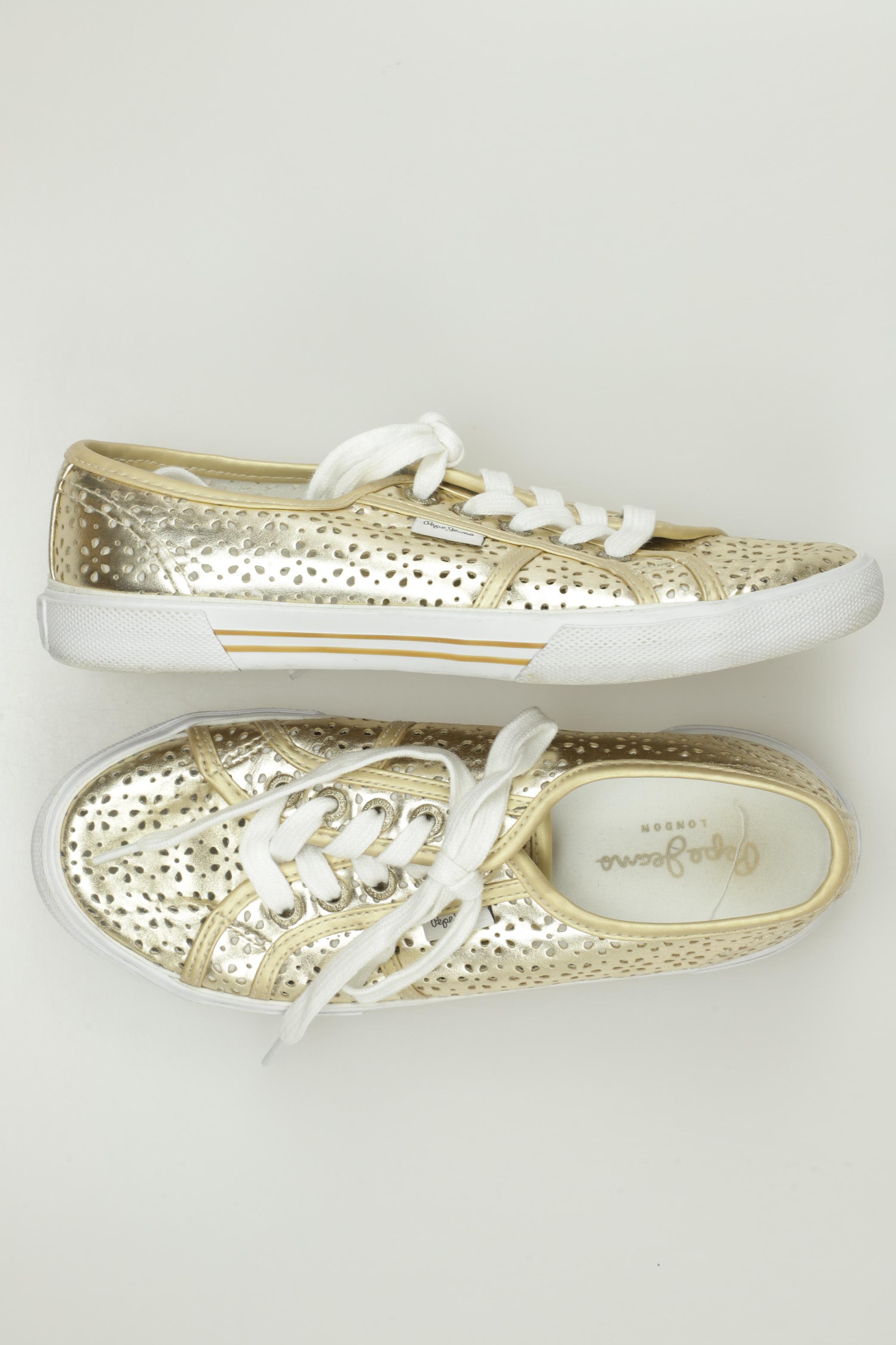 

Pepe Jeans Damen Halbschuh, gold, Gr. 38
