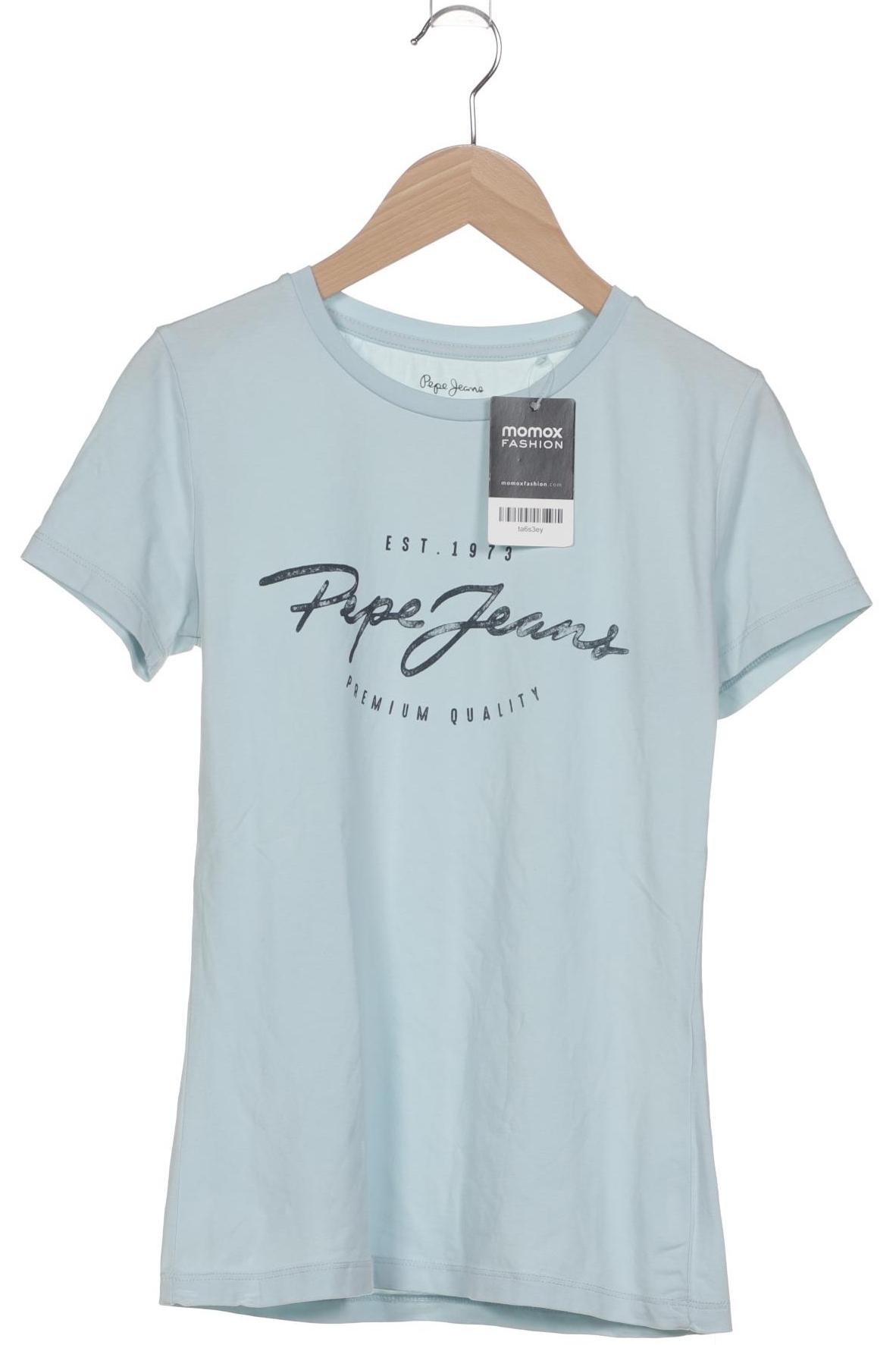 

Pepe Jeans Damen T-Shirt, hellblau, Gr. 36