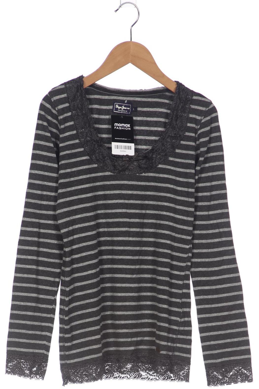 

Pepe Jeans Damen Langarmshirt, grau, Gr. 42