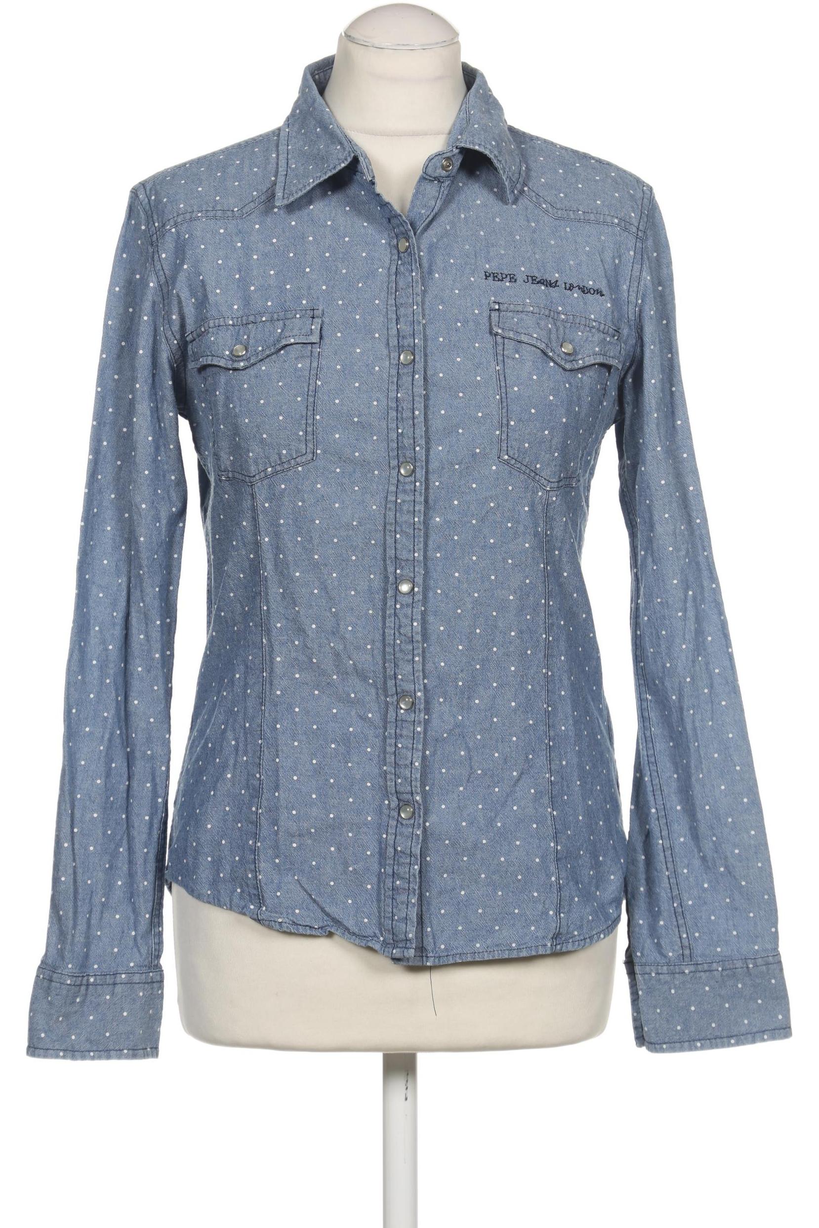 

Pepe Jeans Damen Bluse, blau, Gr. 42