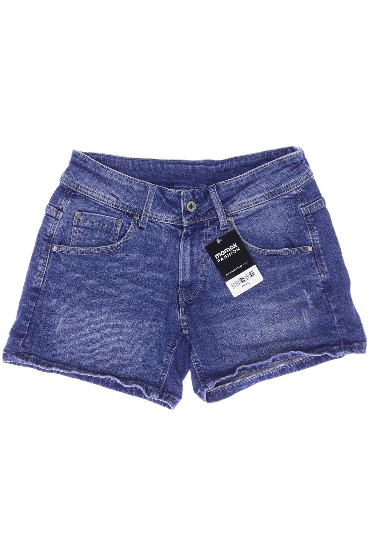 

Pepe Jeans Damen Shorts, blau, Gr. 34