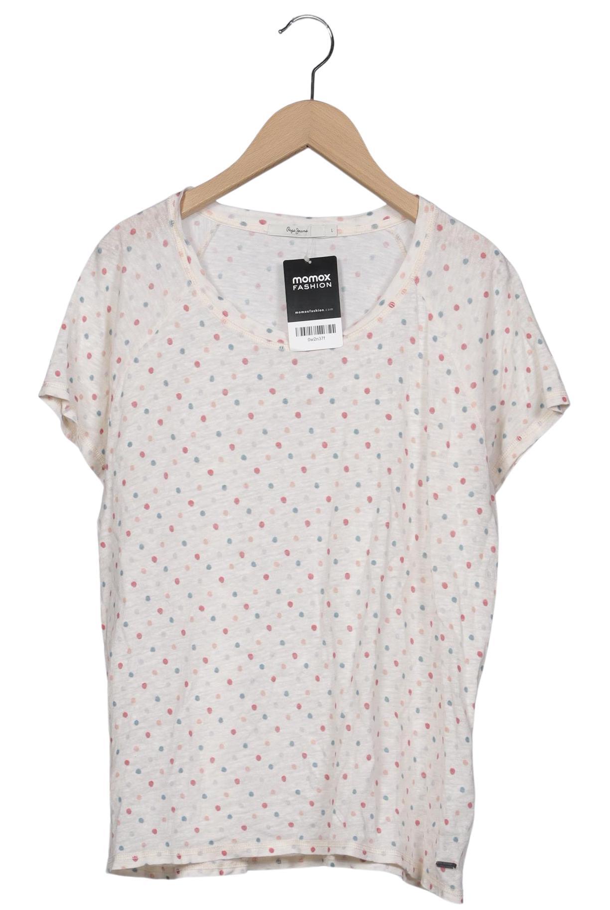 

Pepe Jeans Damen T-Shirt, beige, Gr. 42