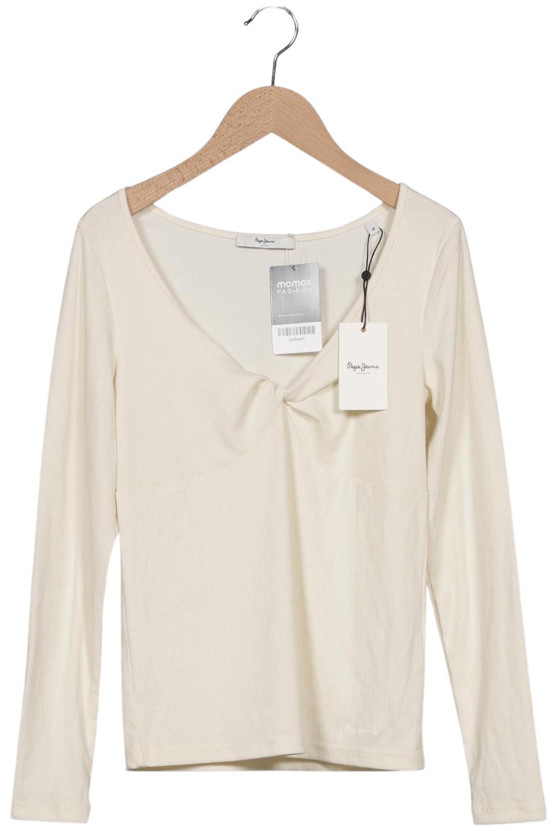 

Pepe Jeans Damen Langarmshirt, cremeweiß, Gr. 38