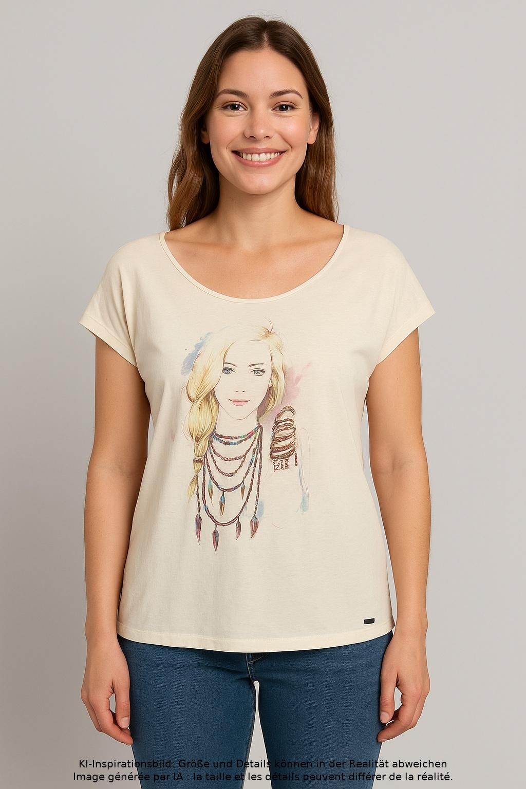 

Pepe Jeans Damen T-Shirt, cremeweiß, Gr. 38