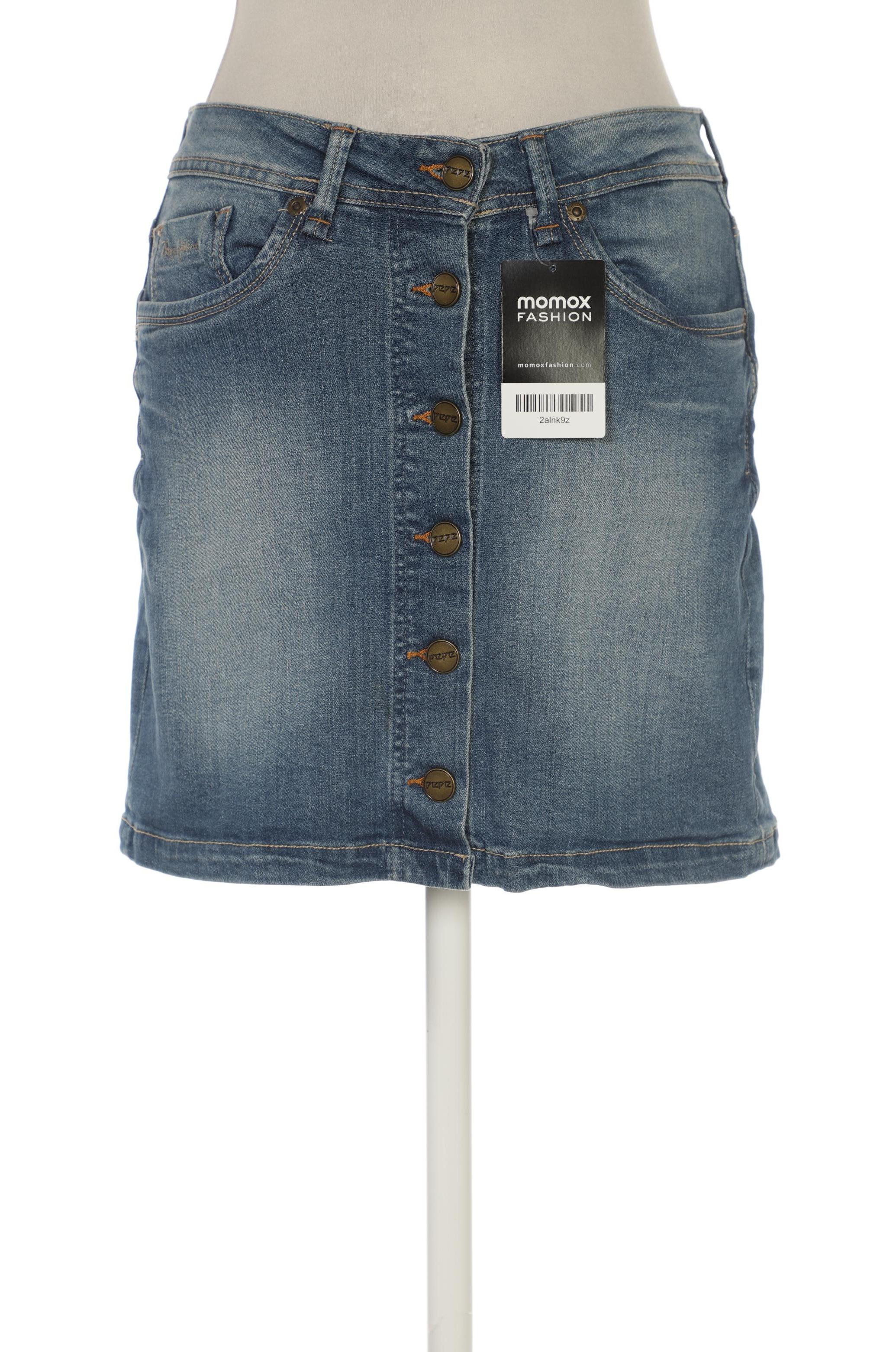 

Pepe Jeans Damen Rock, blau, Gr. 34