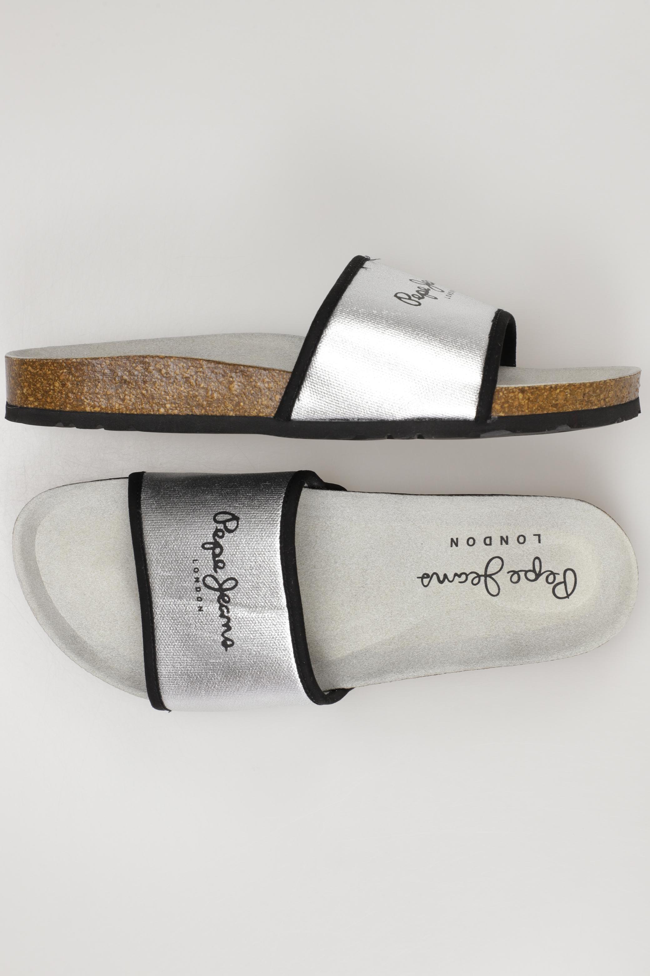 

Pepe Jeans Damen Sandale, silber, Gr. 41