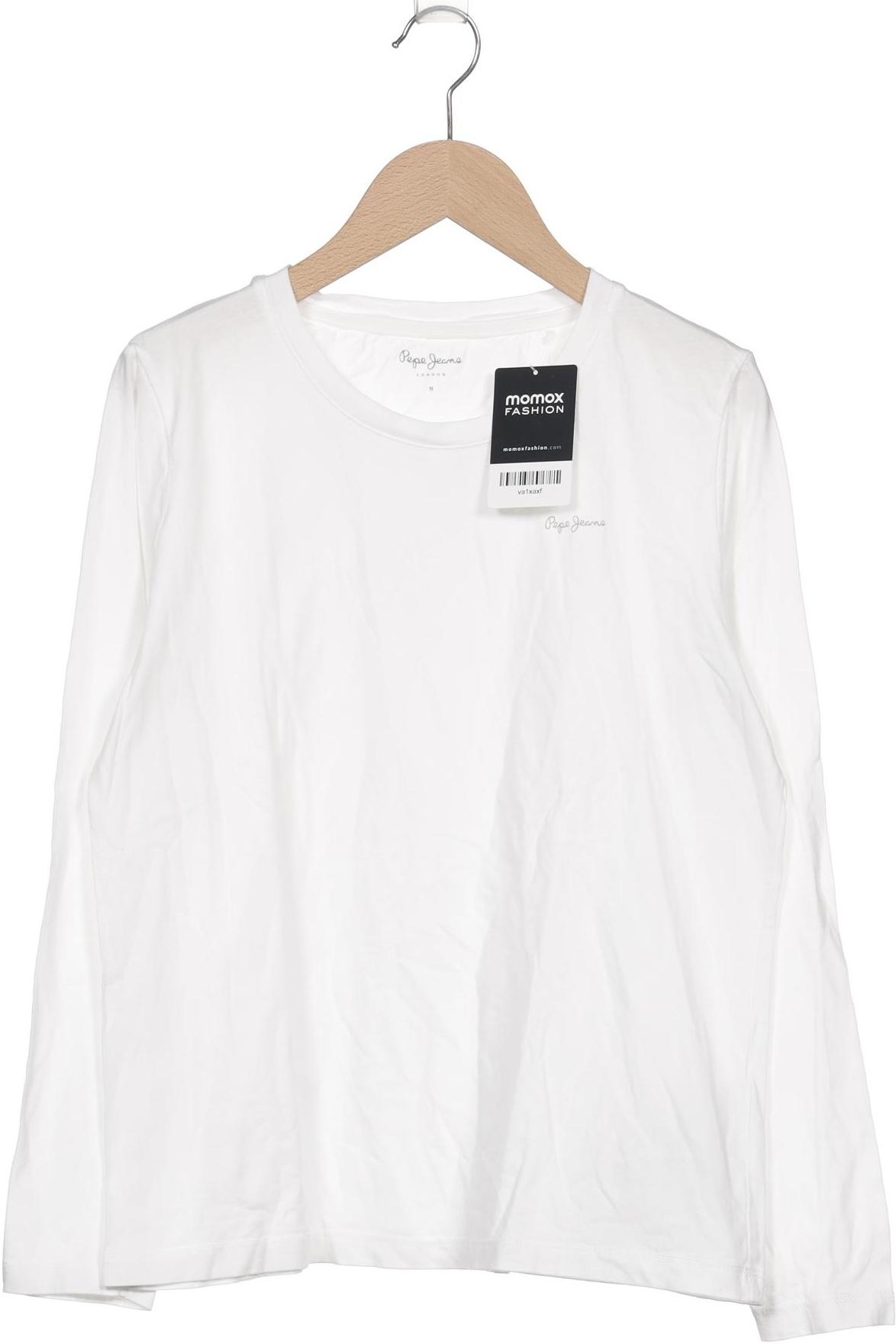 

Pepe Jeans Damen Langarmshirt, weiß, Gr. 38