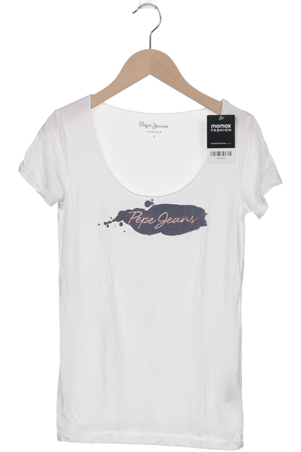 

Pepe Jeans Damen T-Shirt, weiß, Gr. 36
