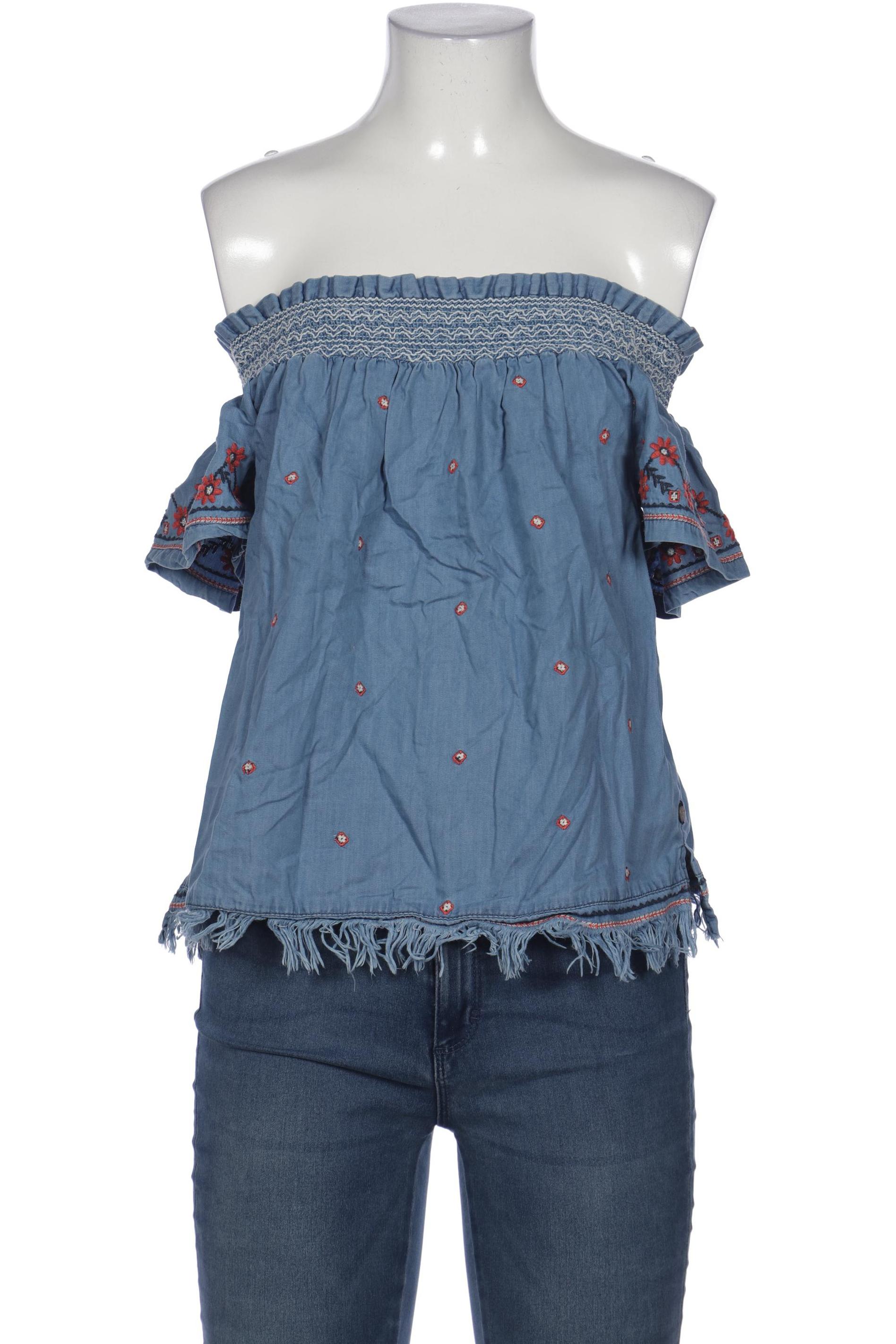 

Pepe Jeans Damen Bluse, blau, Gr. 34
