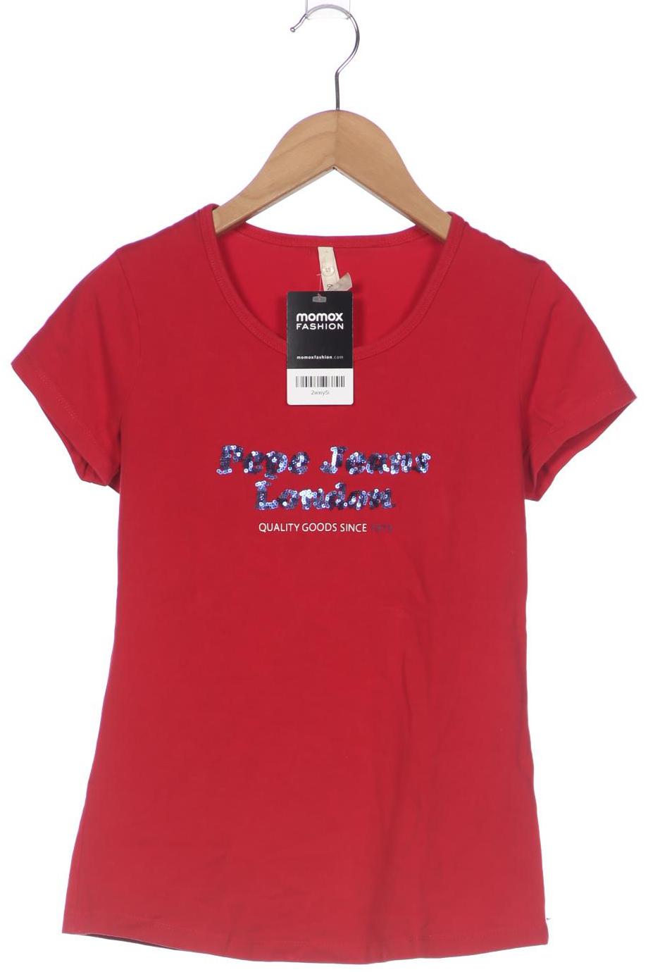 

Pepe Jeans Damen T-Shirt, rot, Gr. 36