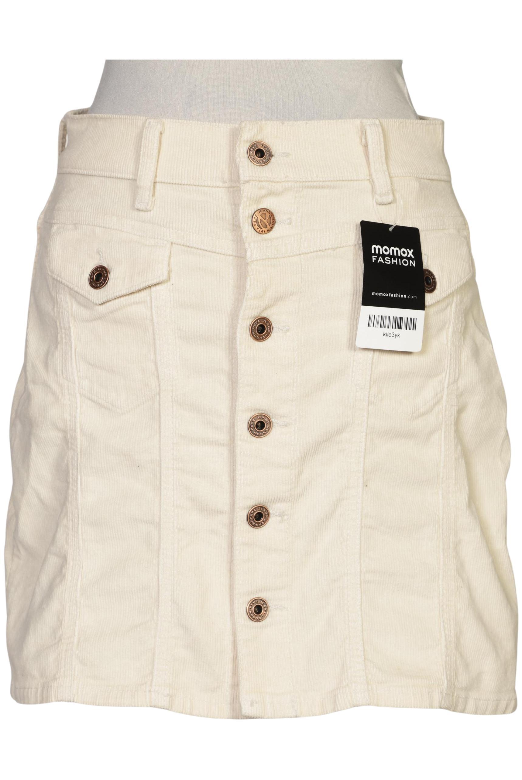 

Pepe Jeans Damen Rock, cremeweiß, Gr. 36