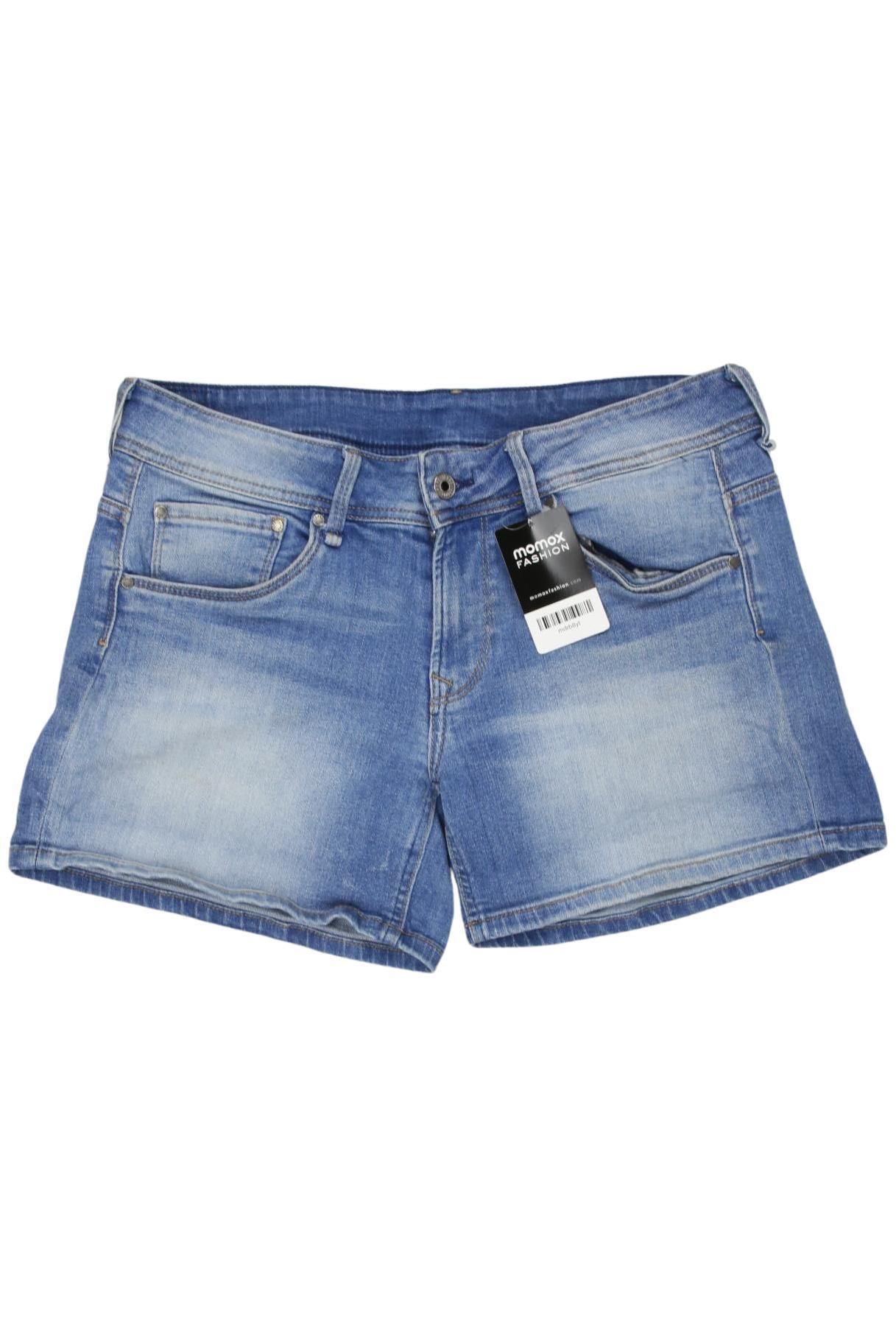

Pepe Jeans Damen Shorts, blau, Gr. 34