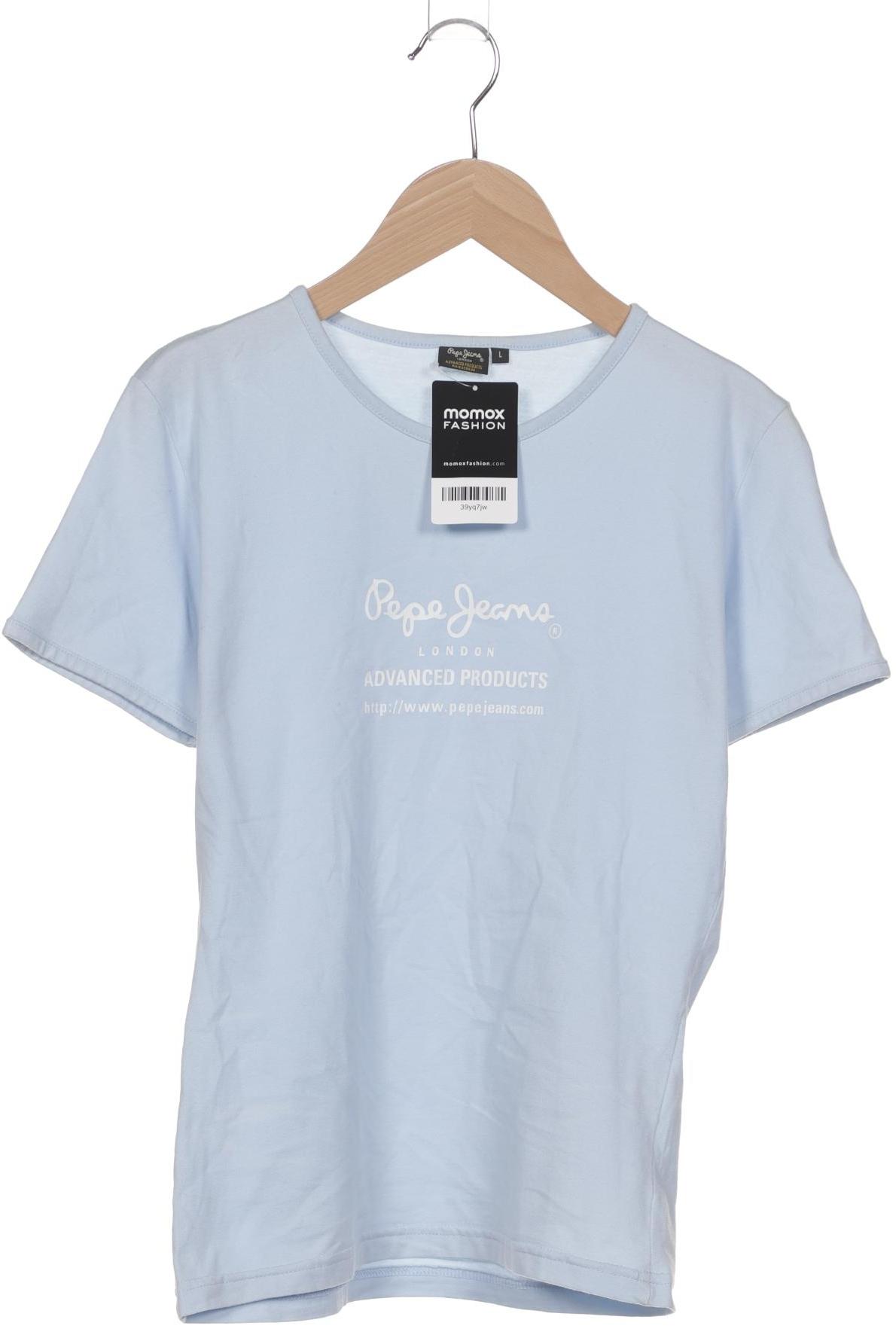 

Pepe Jeans Damen T-Shirt, hellblau, Gr. 42